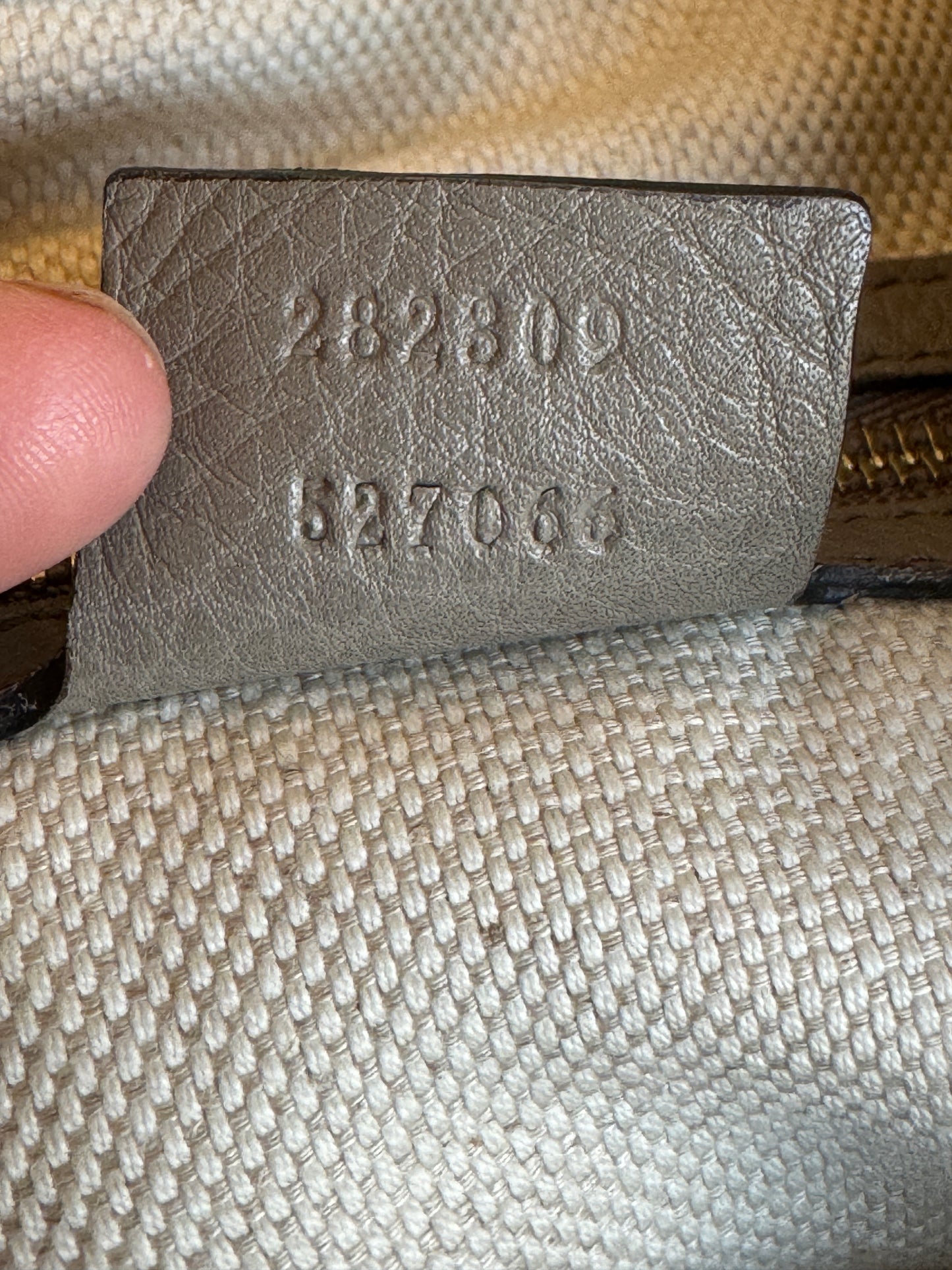 Gucci Pebbled Calfskin Medium Soho Tassel Bag