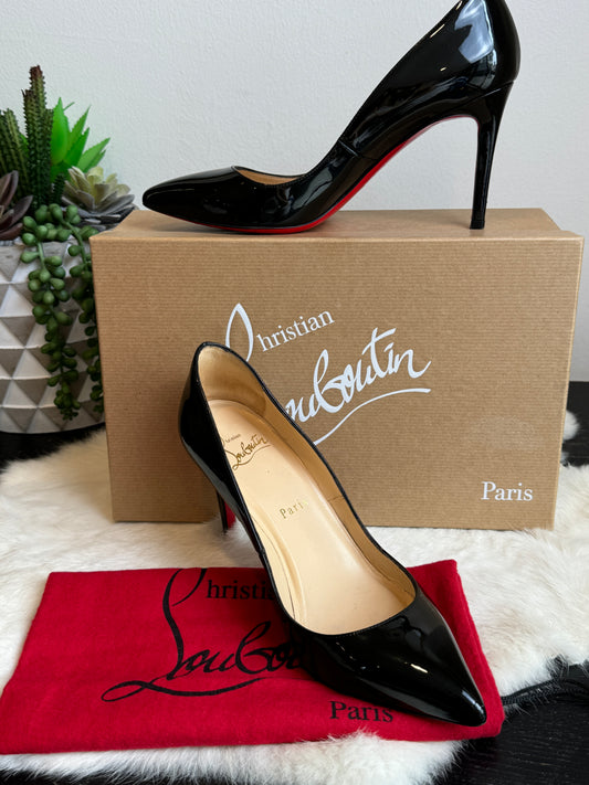 Christian Louboutin So Kate Patent Heels Black Size 36.5