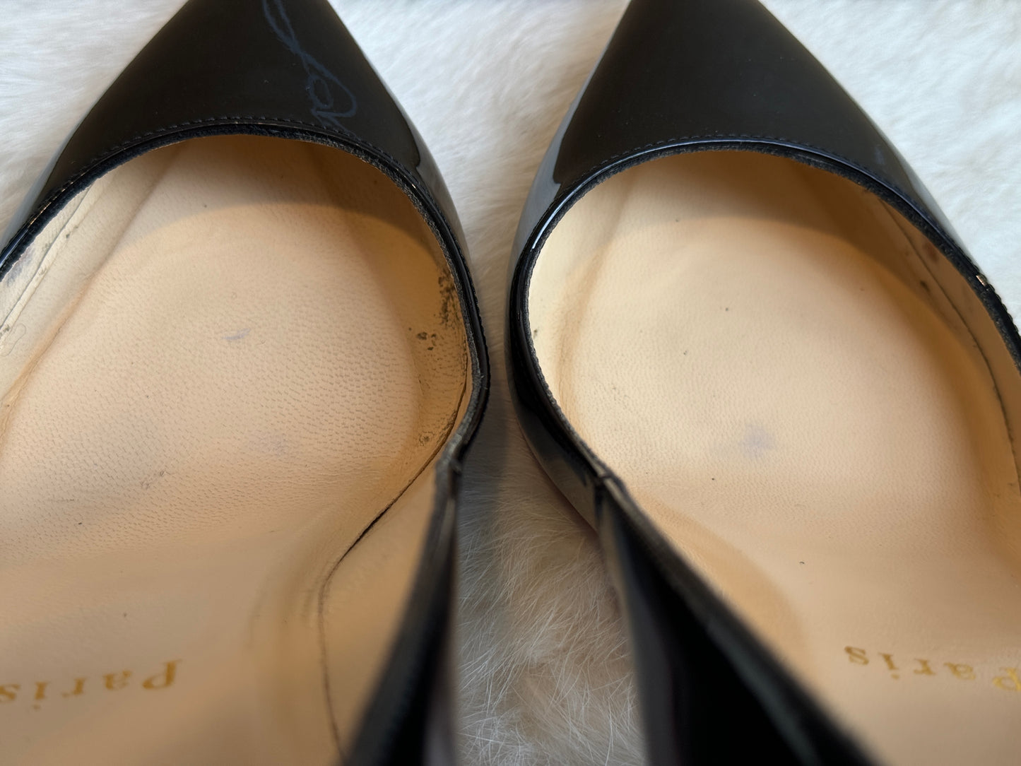 Christian Louboutin So Kate Patent Heels Black Size 36.5