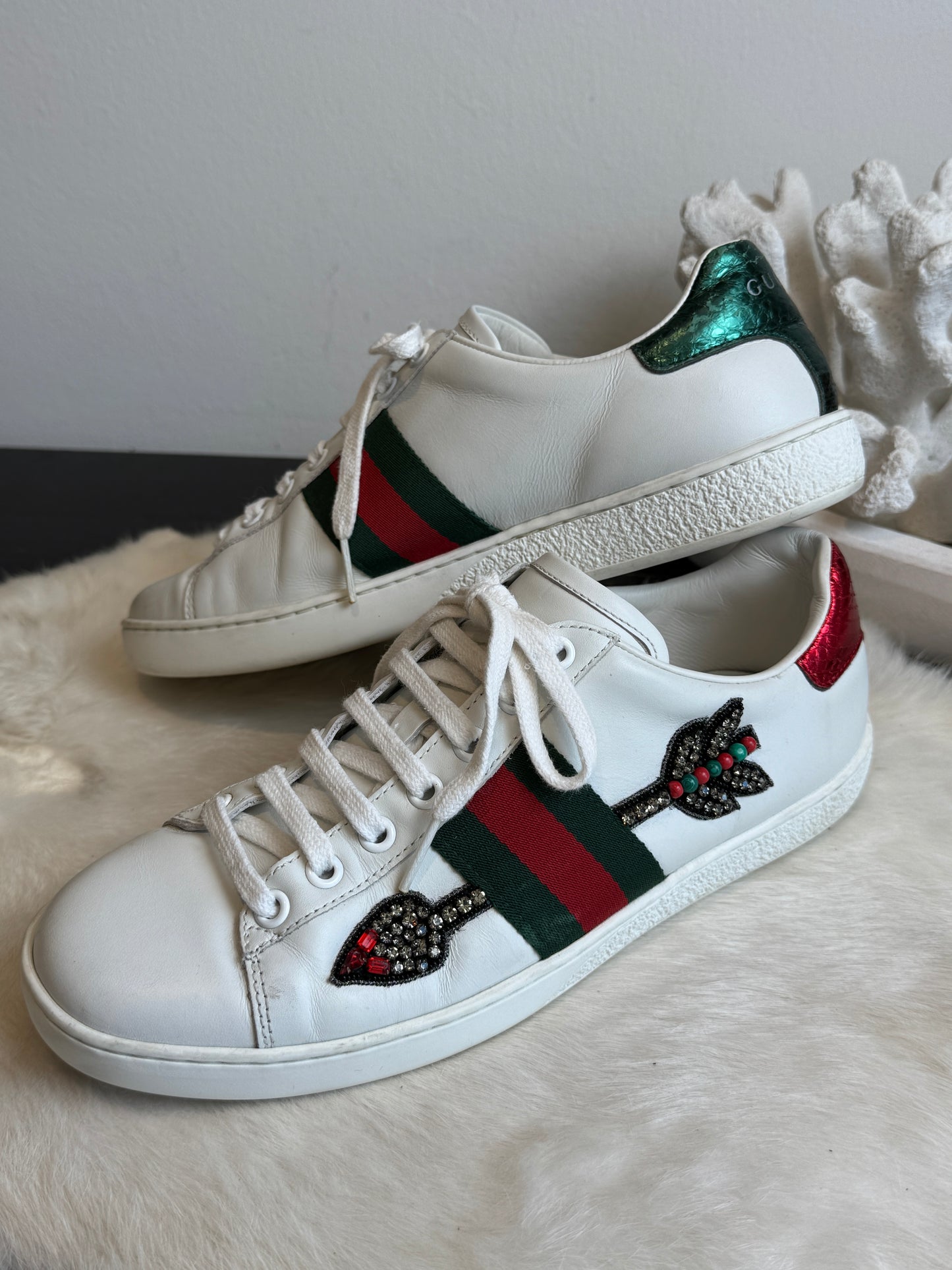 Gucci Ace Arrows Sneakers Women's Size 36.5EU