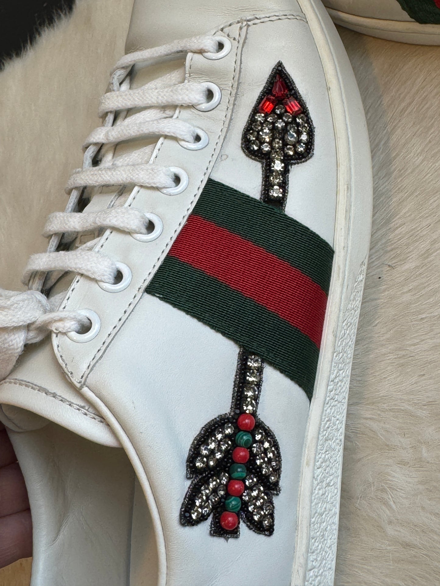Gucci Ace Arrows Sneakers Women's Size 36.5EU