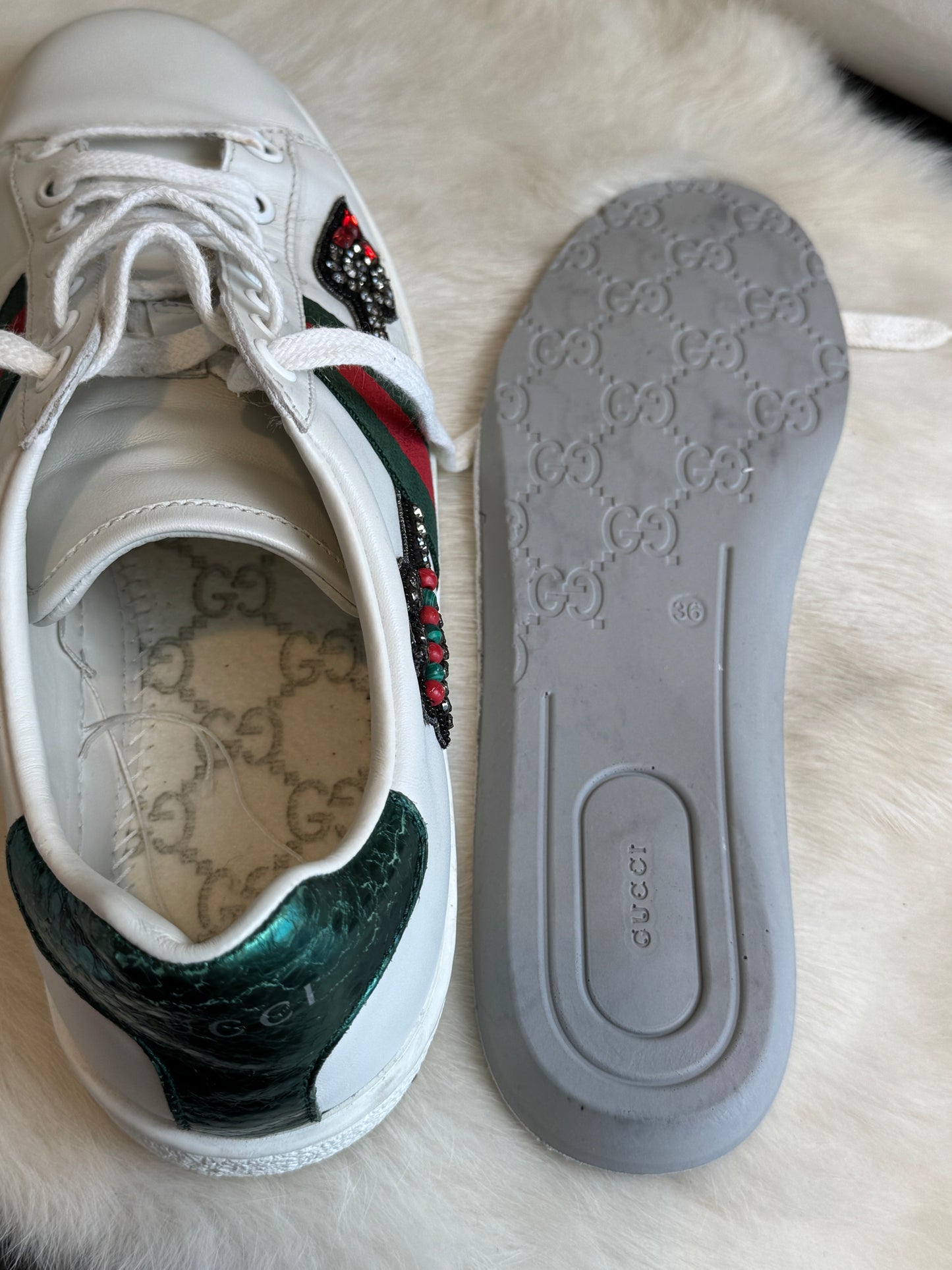 Gucci Ace Arrows Sneakers Women's Size 36.5EU