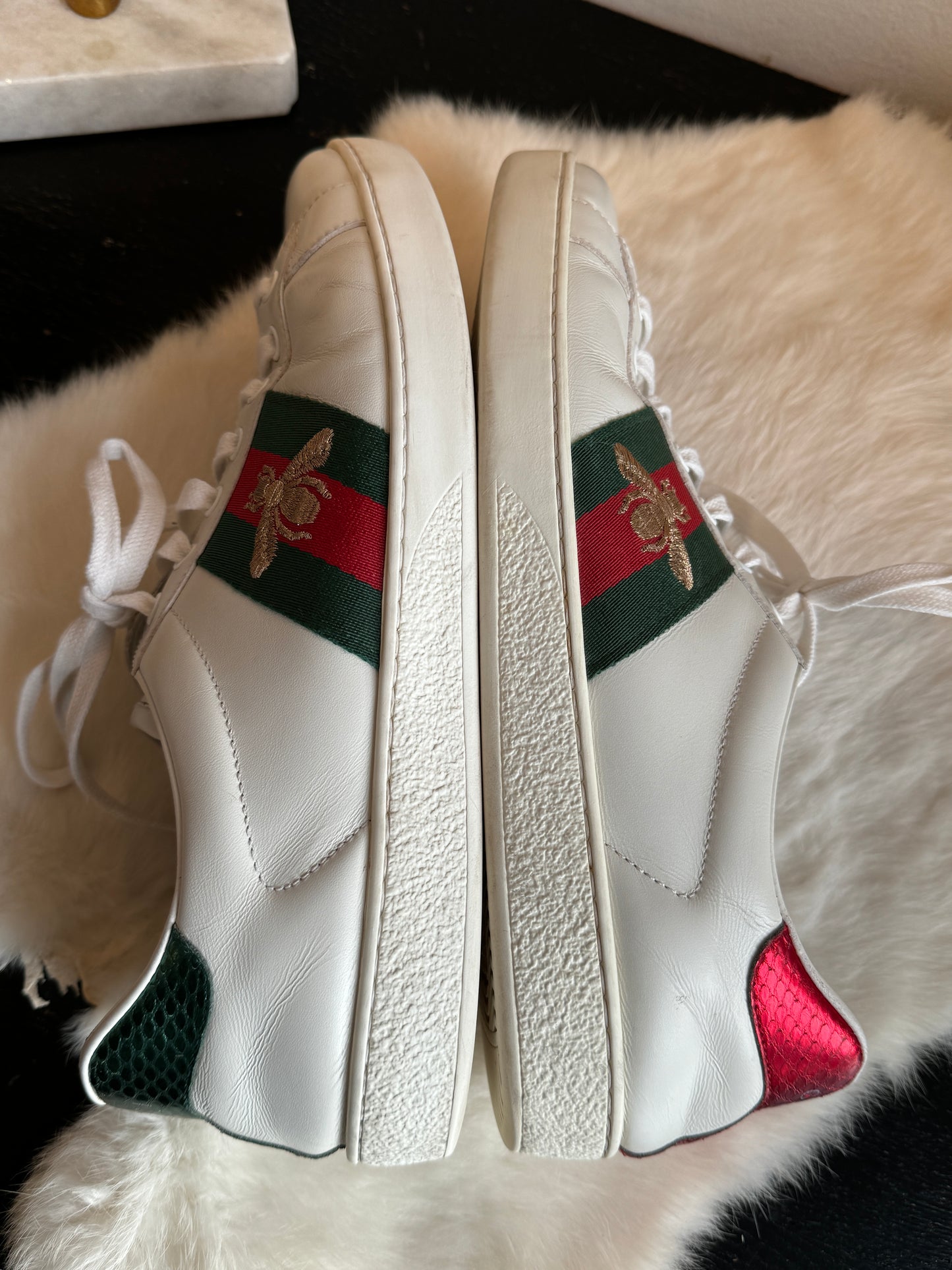 GUCCI Ace Bees Sneakers Mens 8EU (41EU Womens)