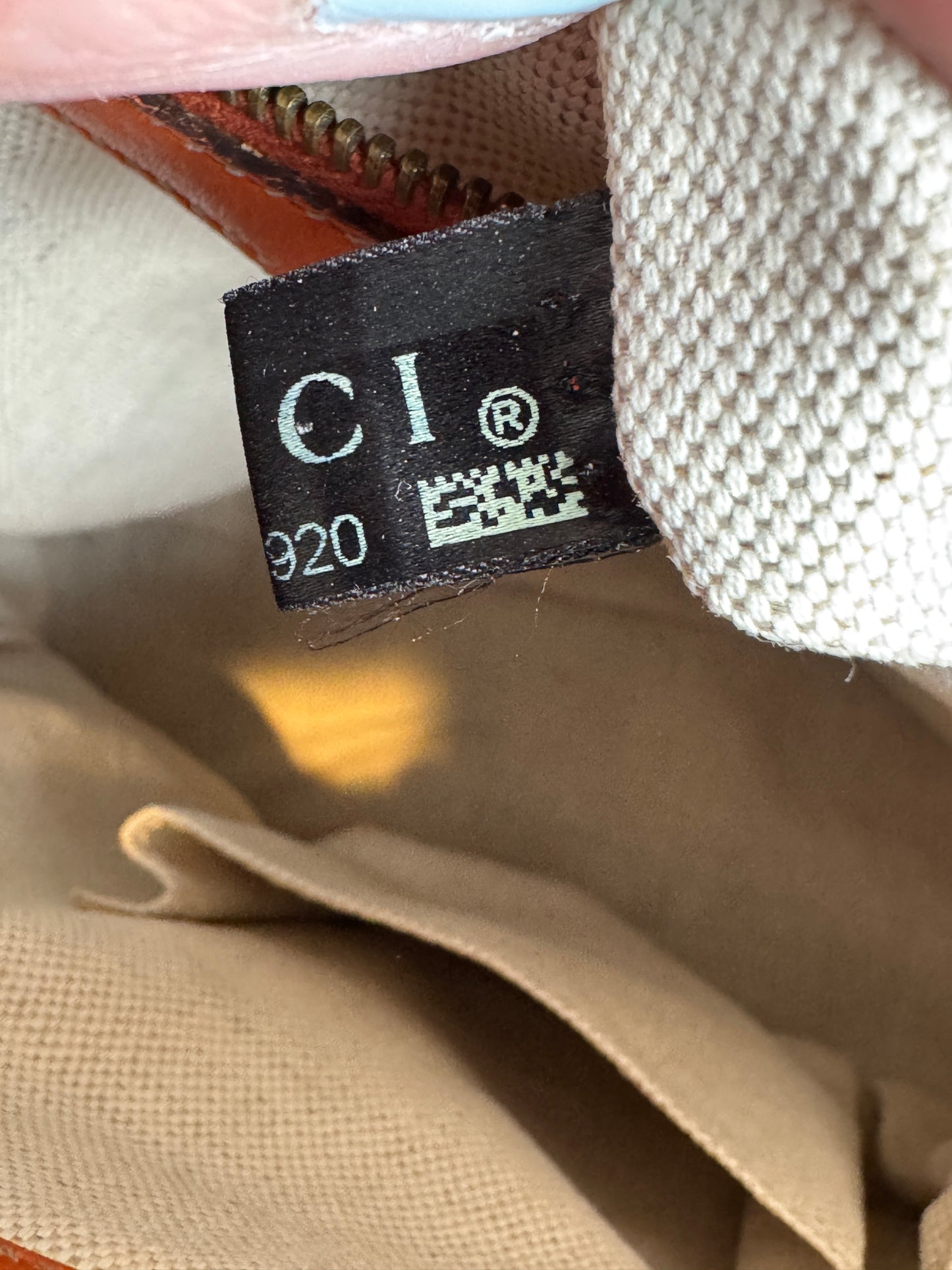 GUCCI GG Running Tote Bag Handbag Leather Orange