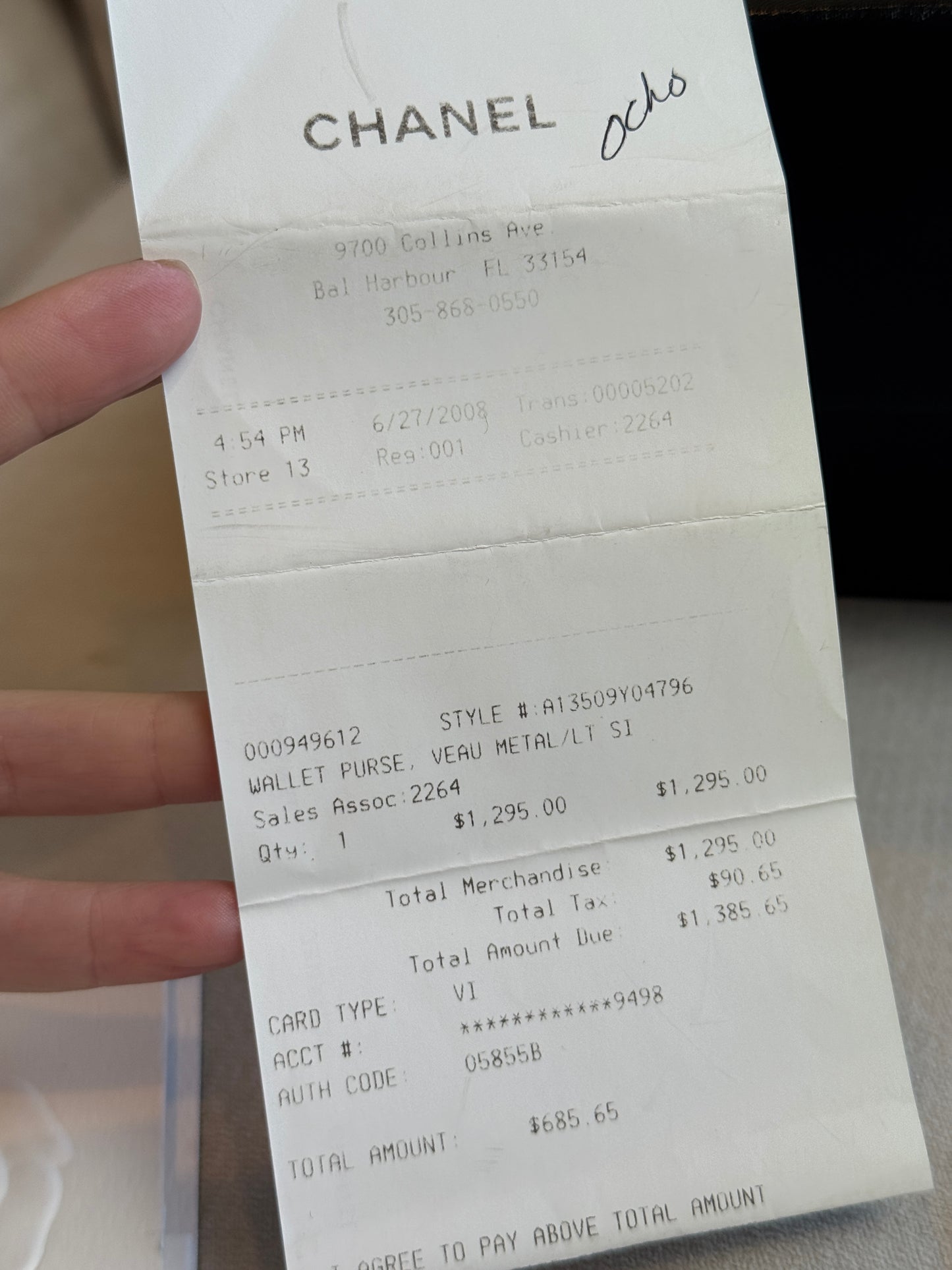 Chanel Metallic Gold Timeless Leather Wallet On Chain