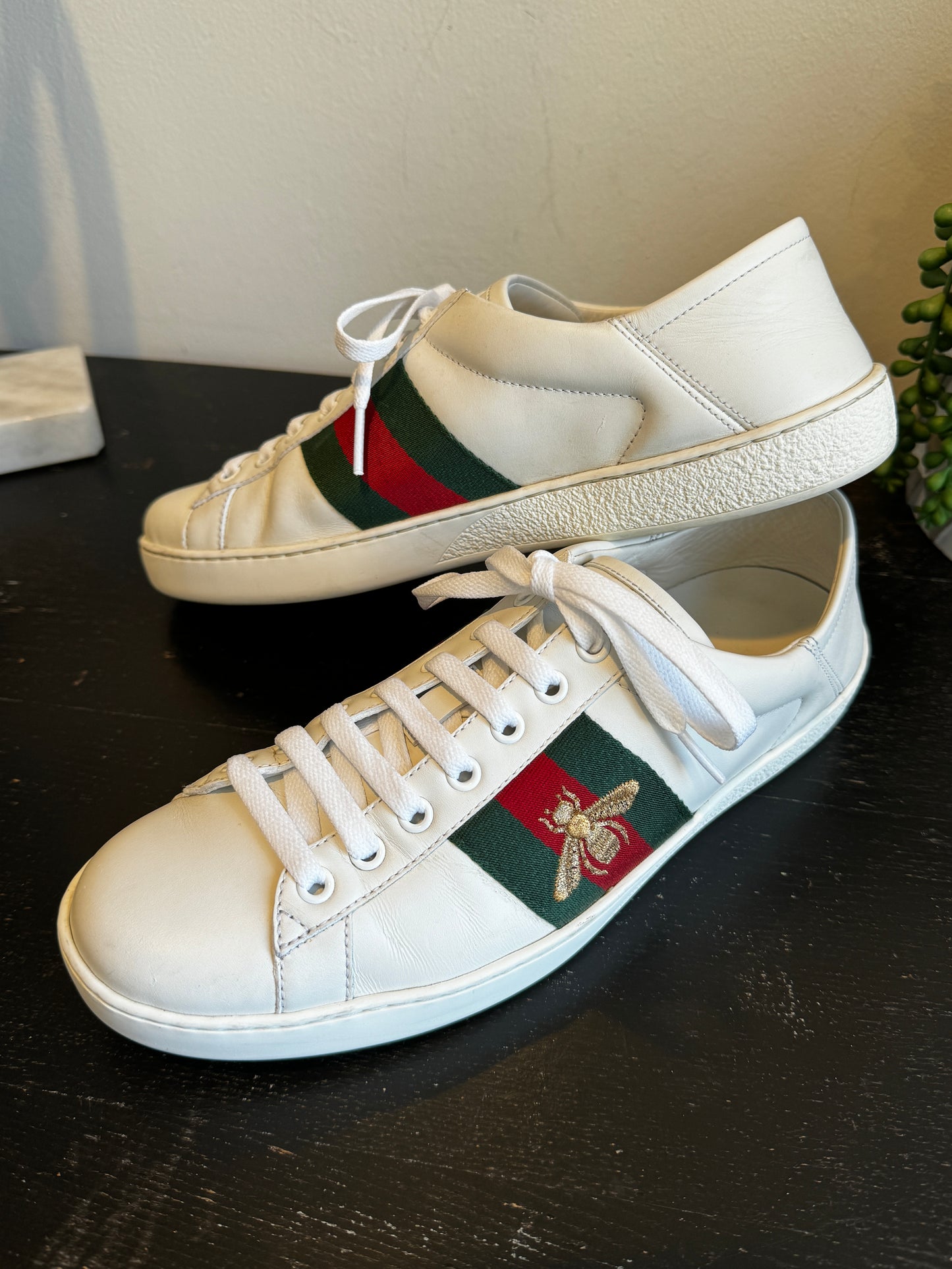 GUCCI Ace Bees Soft Heel Sneakers 7.5EU (40.5EU)