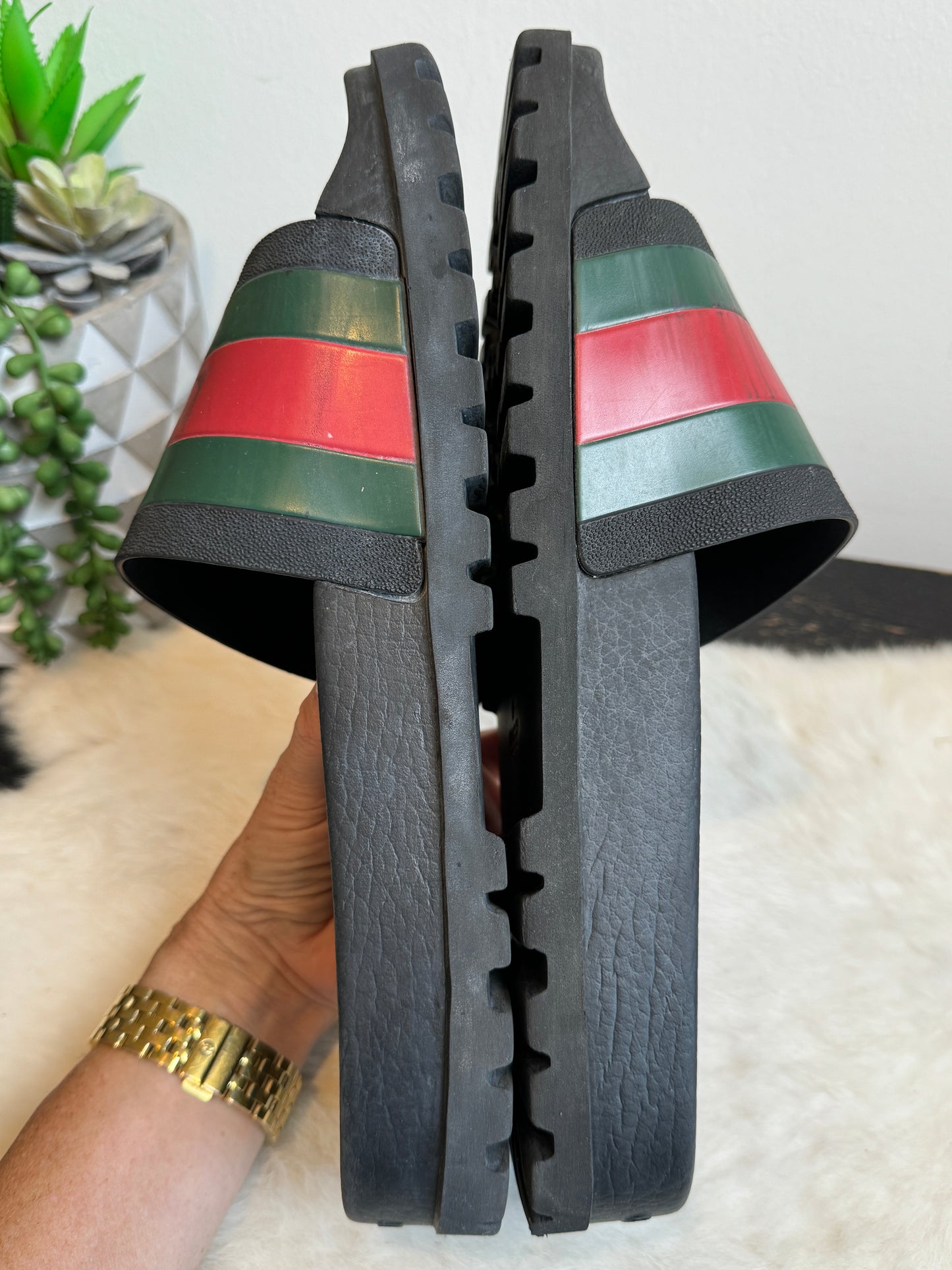 GUCCI Pursuit Web Mix Matched Black 12EU/13EU
