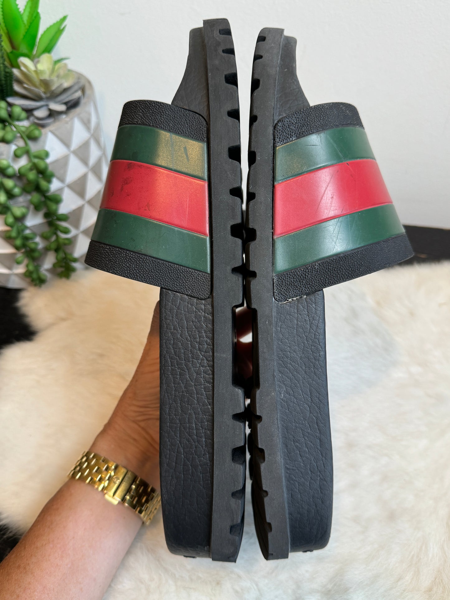 GUCCI Pursuit Web Mix Matched Black 12EU/13EU