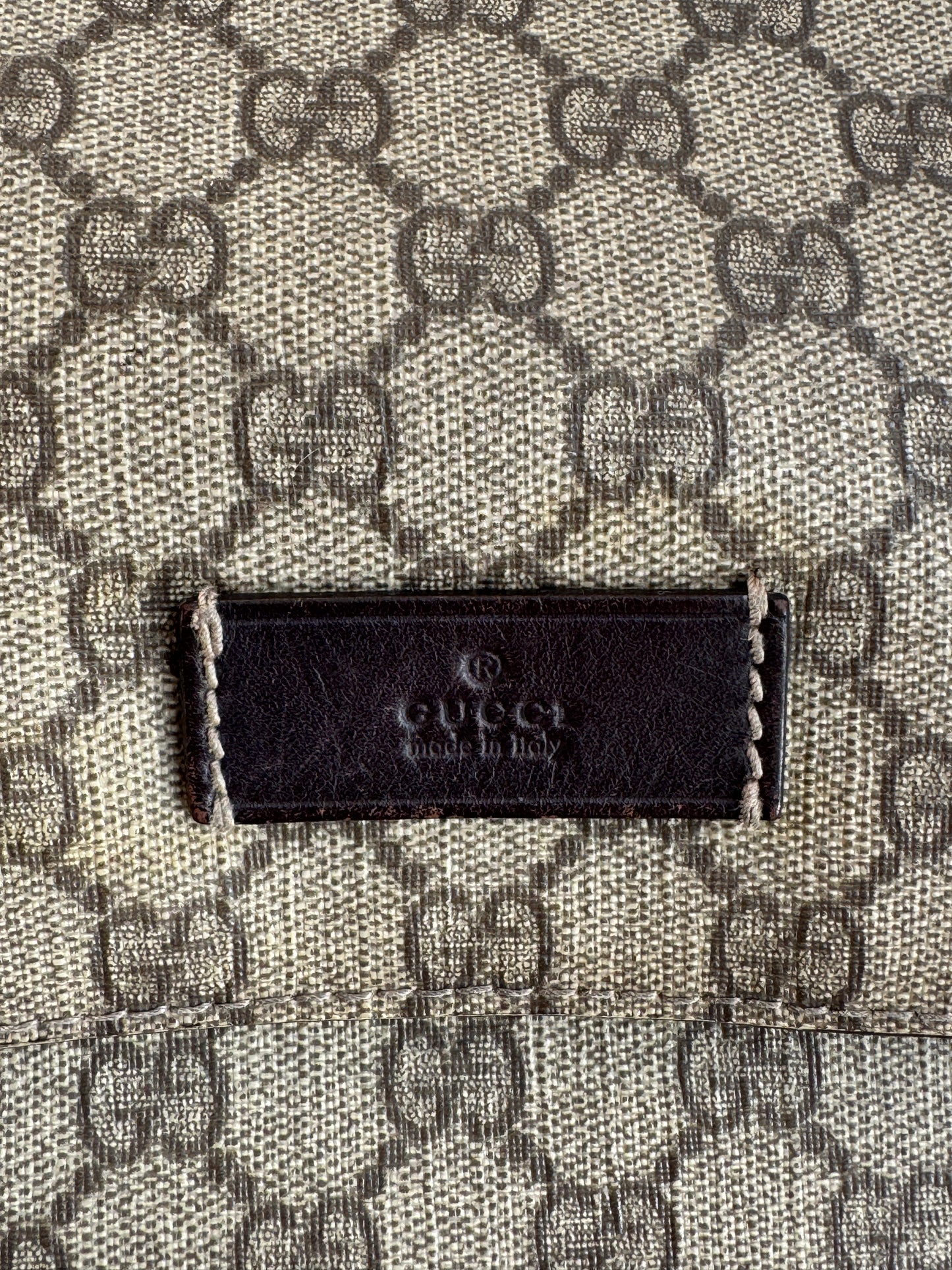 GUCCI Supreme Canvas Diaper Bag