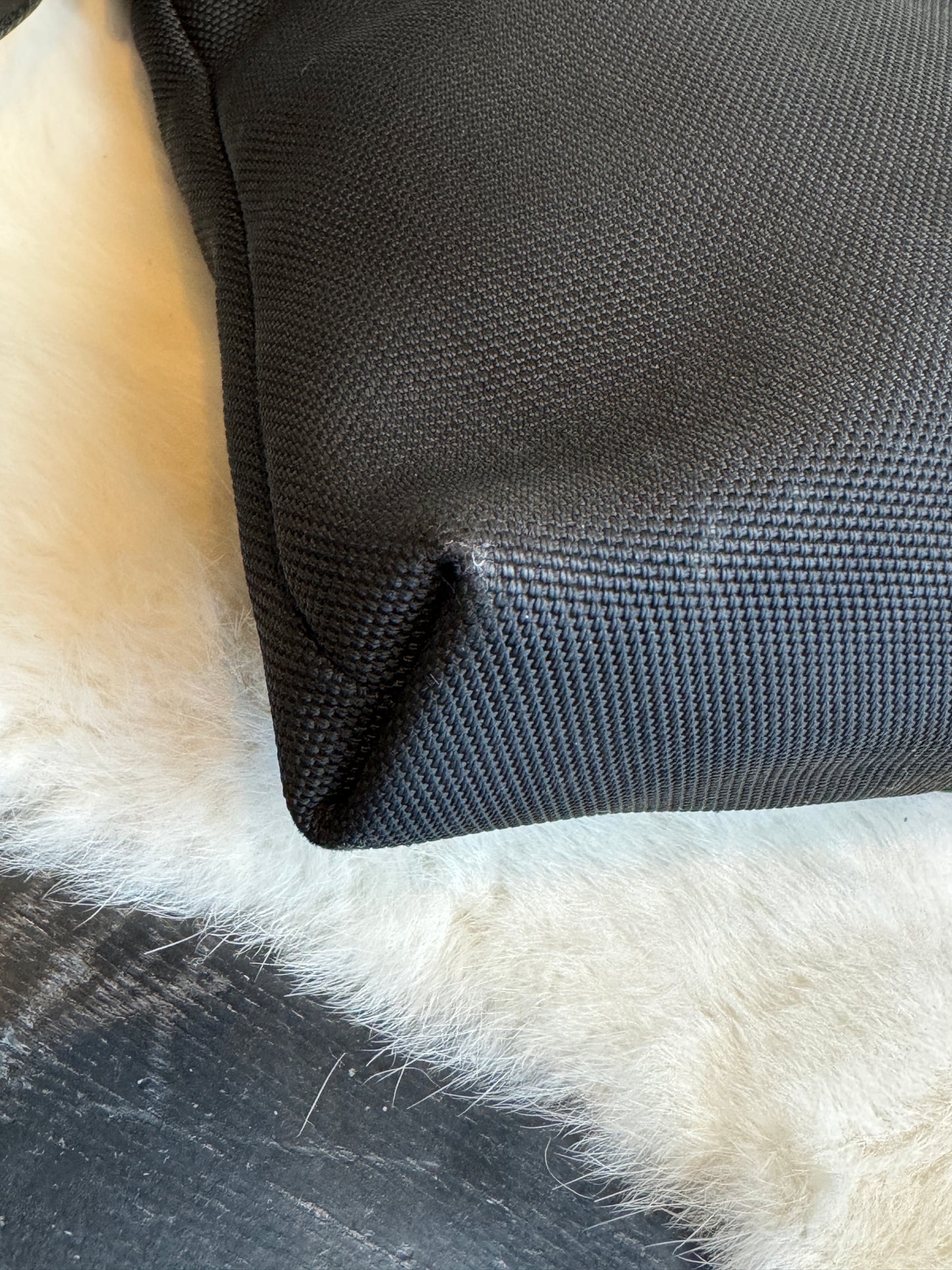 GUCCI Black Techno Canvas Web Messenger