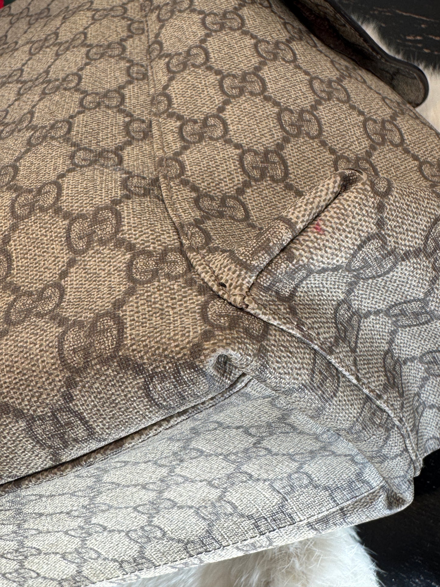 GUCCI Supreme Canvas Diaper Bag