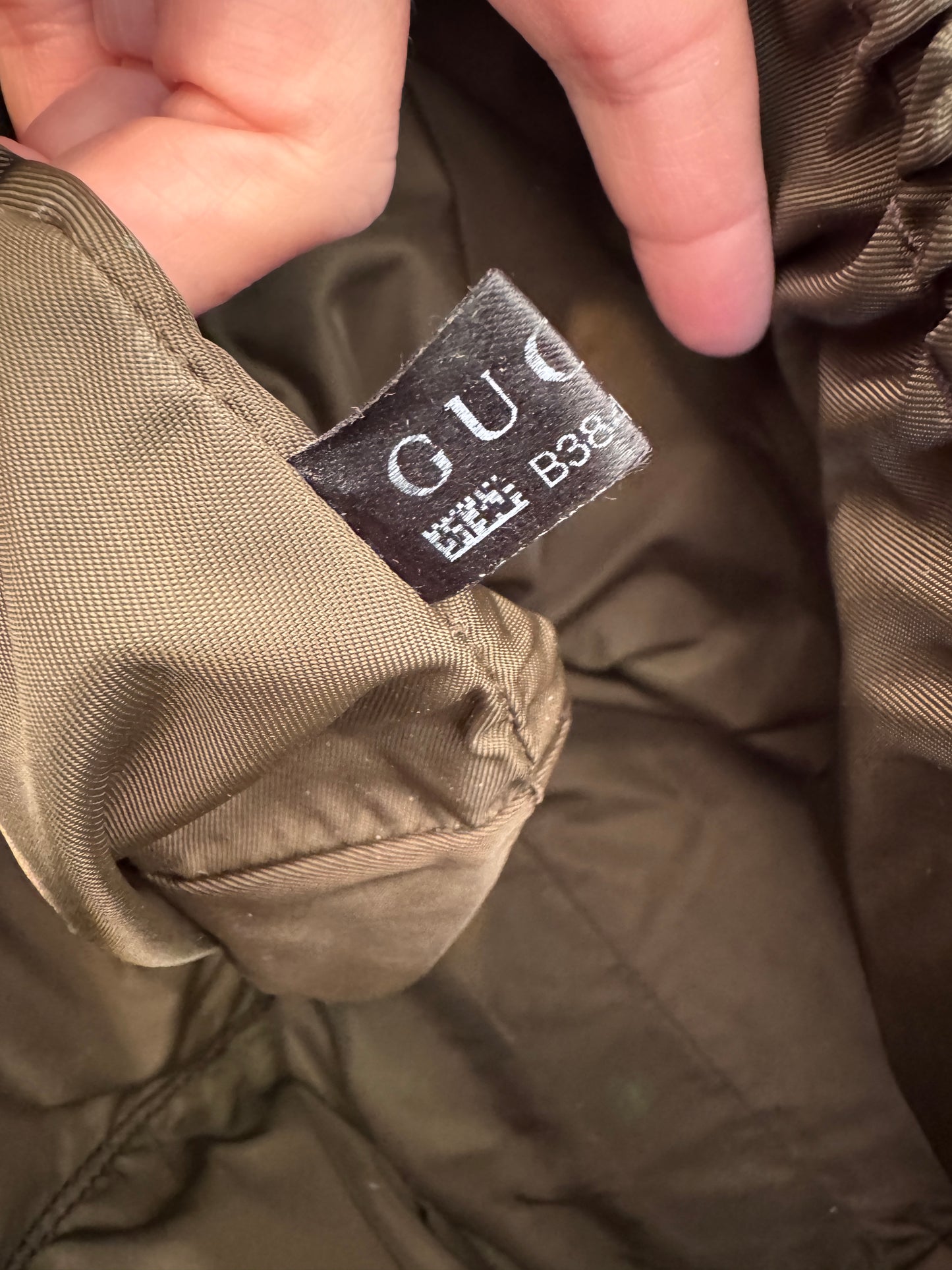 GUCCI Supreme Canvas Diaper Bag
