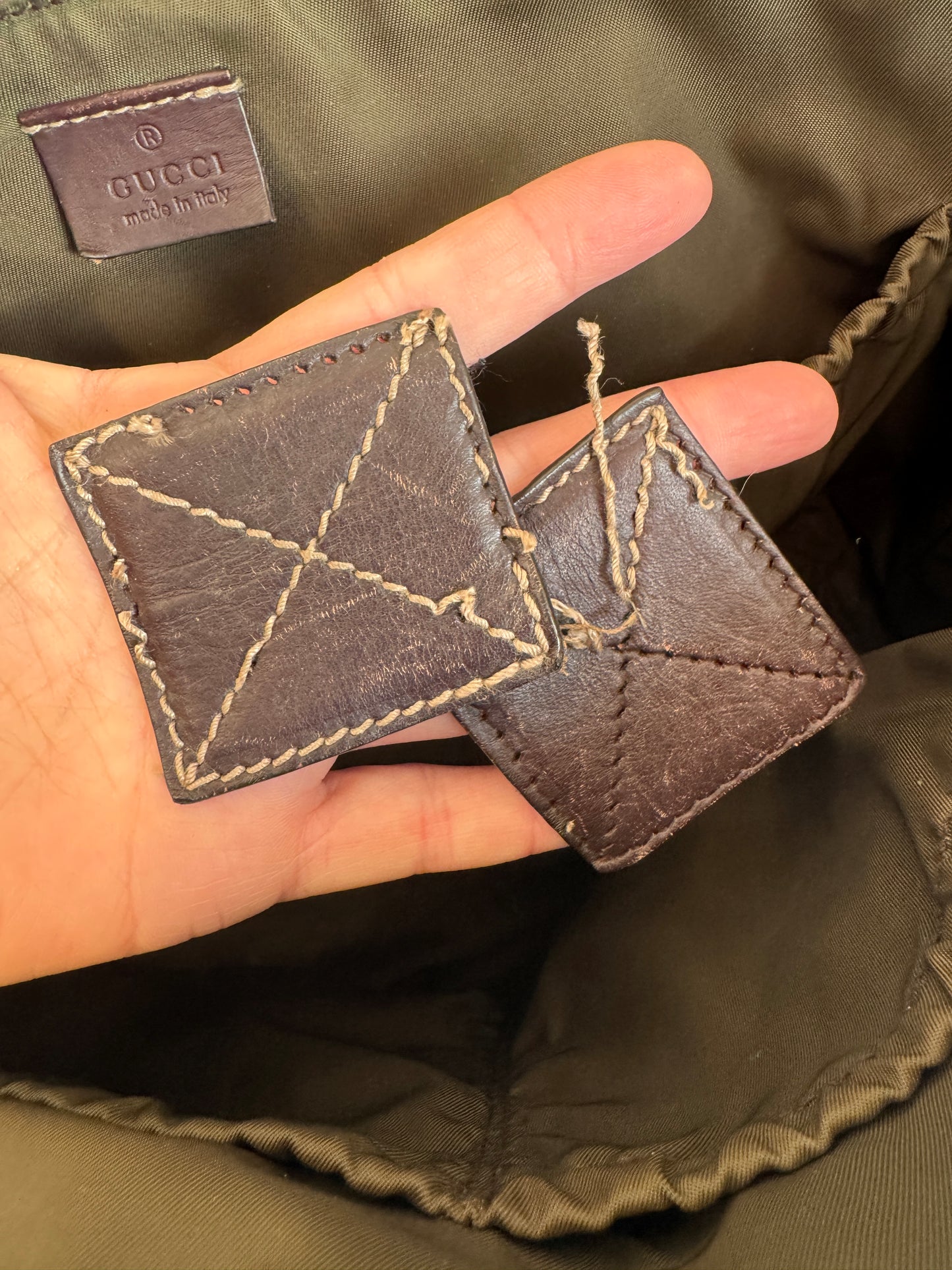 GUCCI Supreme Canvas Diaper Bag