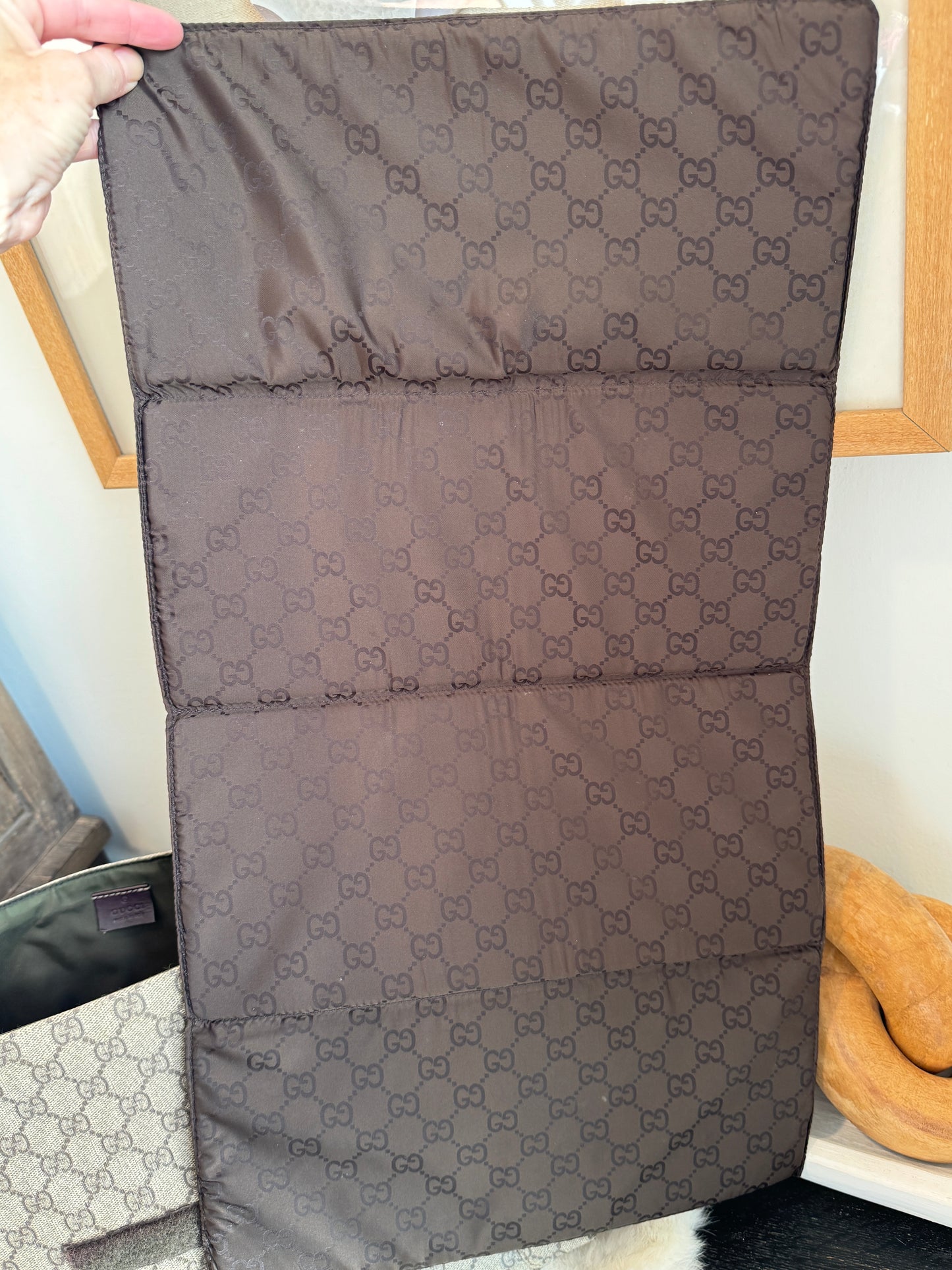 GUCCI Supreme Canvas Diaper Bag
