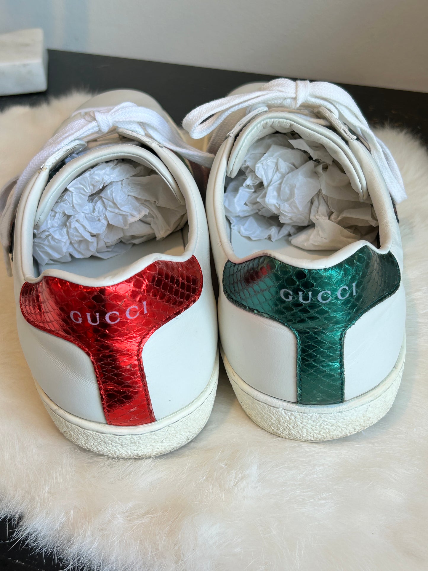 GUCCI Ace Kingsnake Sneakers Mens 9.5EU (Women's 42.5EU)