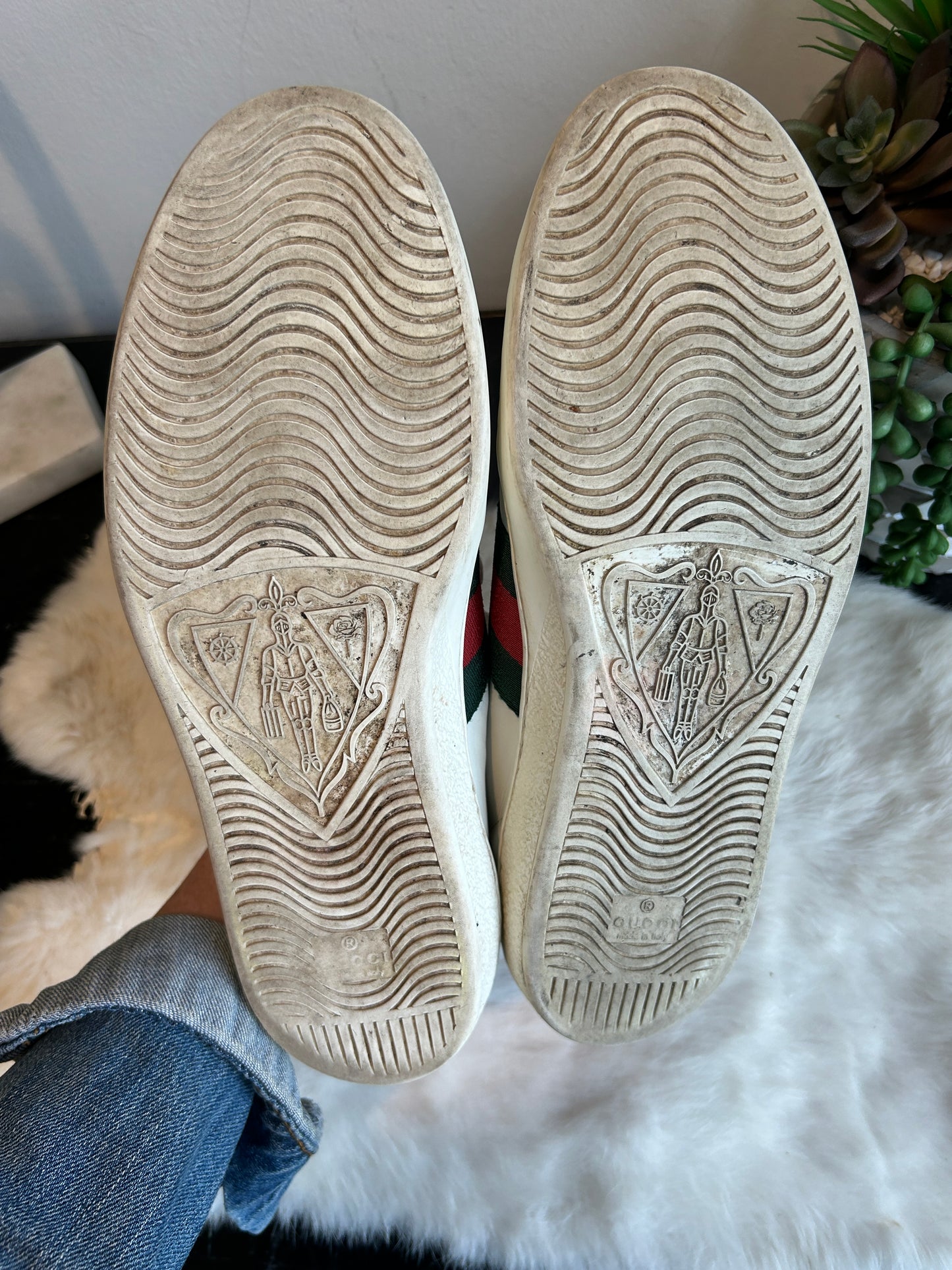 GUCCI Ace Kingsnake Sneakers Mens 9.5EU (Women's 42.5EU)