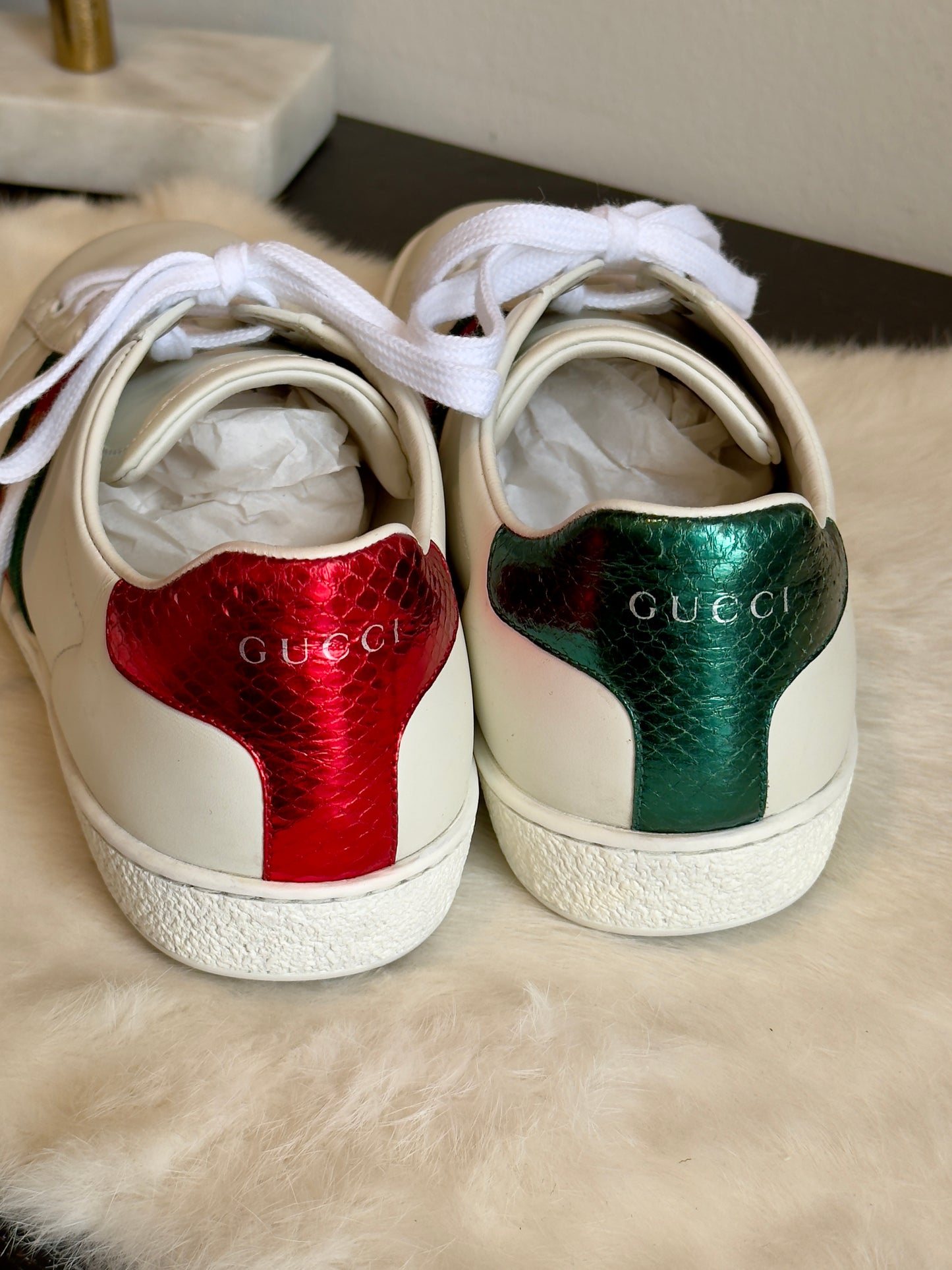 Gucci Ace Bees Sneakers Size 37.5EU