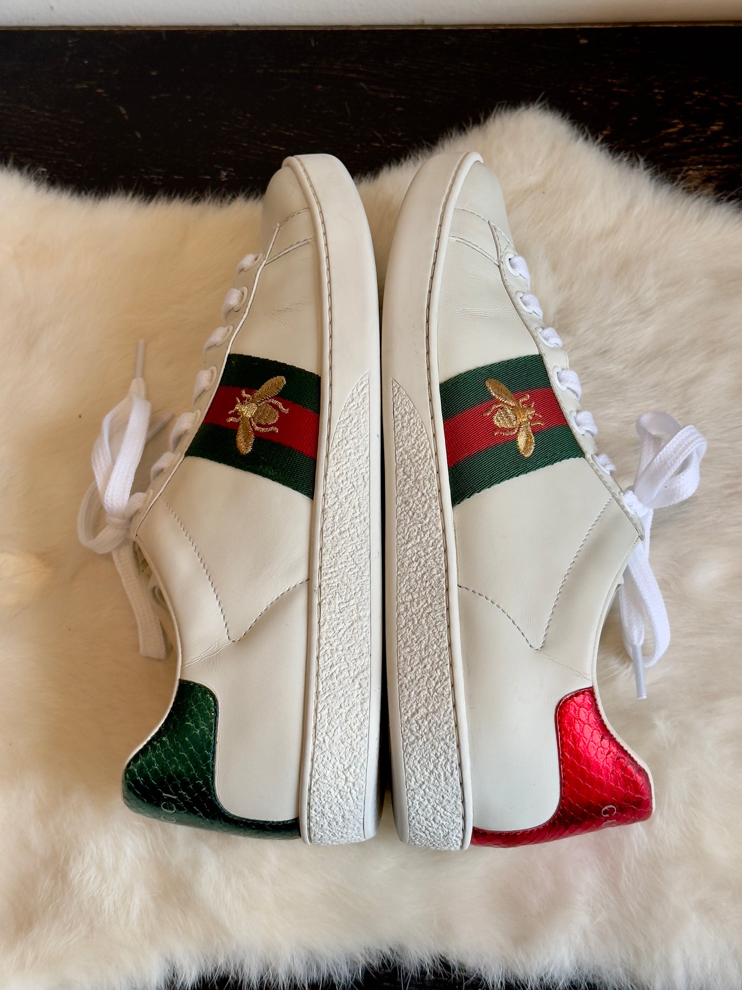 Gucci Ace Bees Sneakers Size 37.5EU