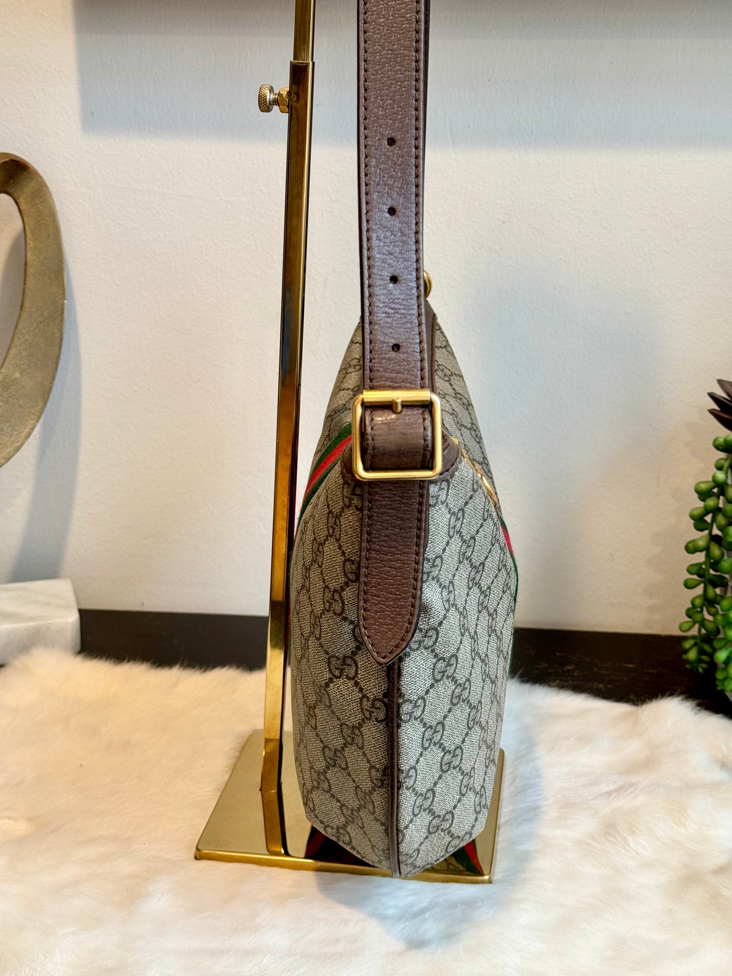 GUCCI Supreme Canvas Ophidia Crossbody