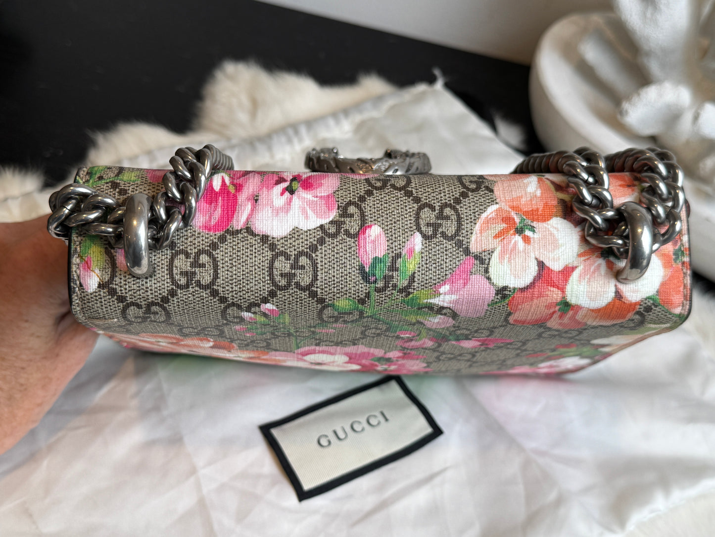 GUCCI GG Supreme Mini Blooms Dionysus