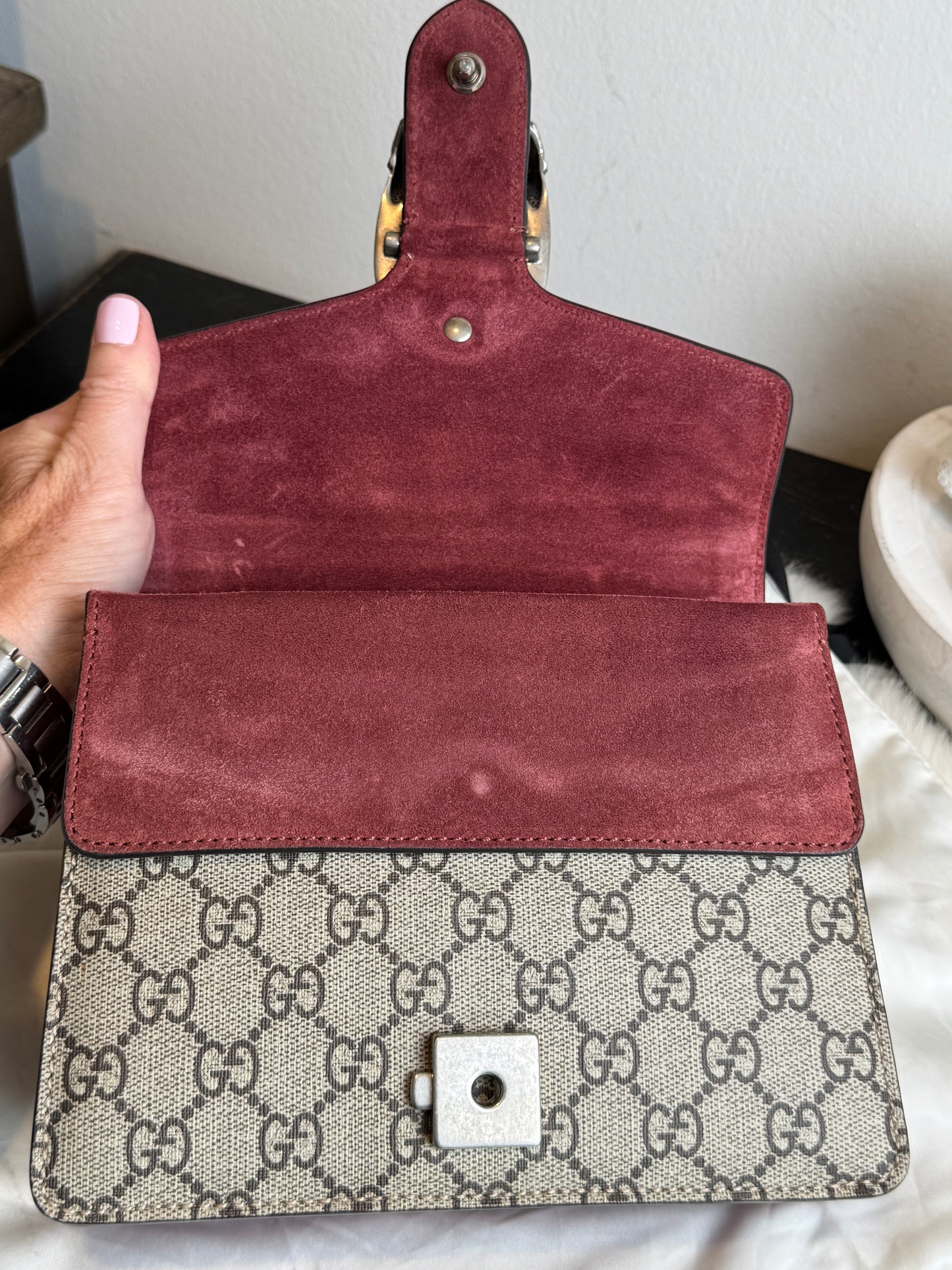 GUCCI GG Supreme Mini Blooms Dionysus