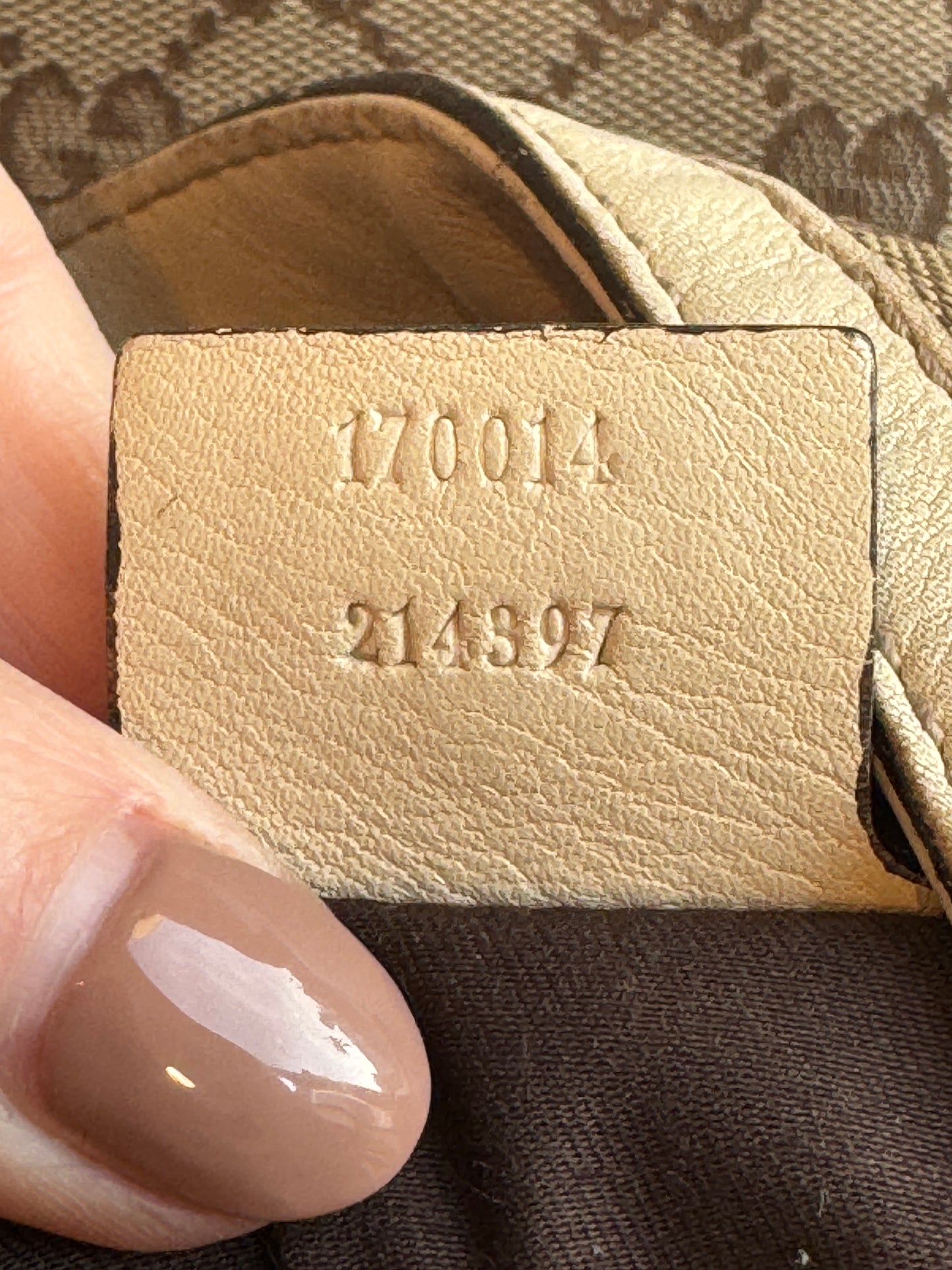 GUCCI GG Canvas Wave Horsebit Hobo