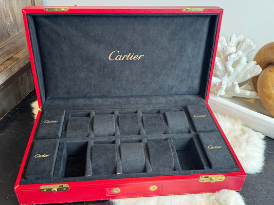 Cartier RARE!! 14 Watch/Jewelry Box