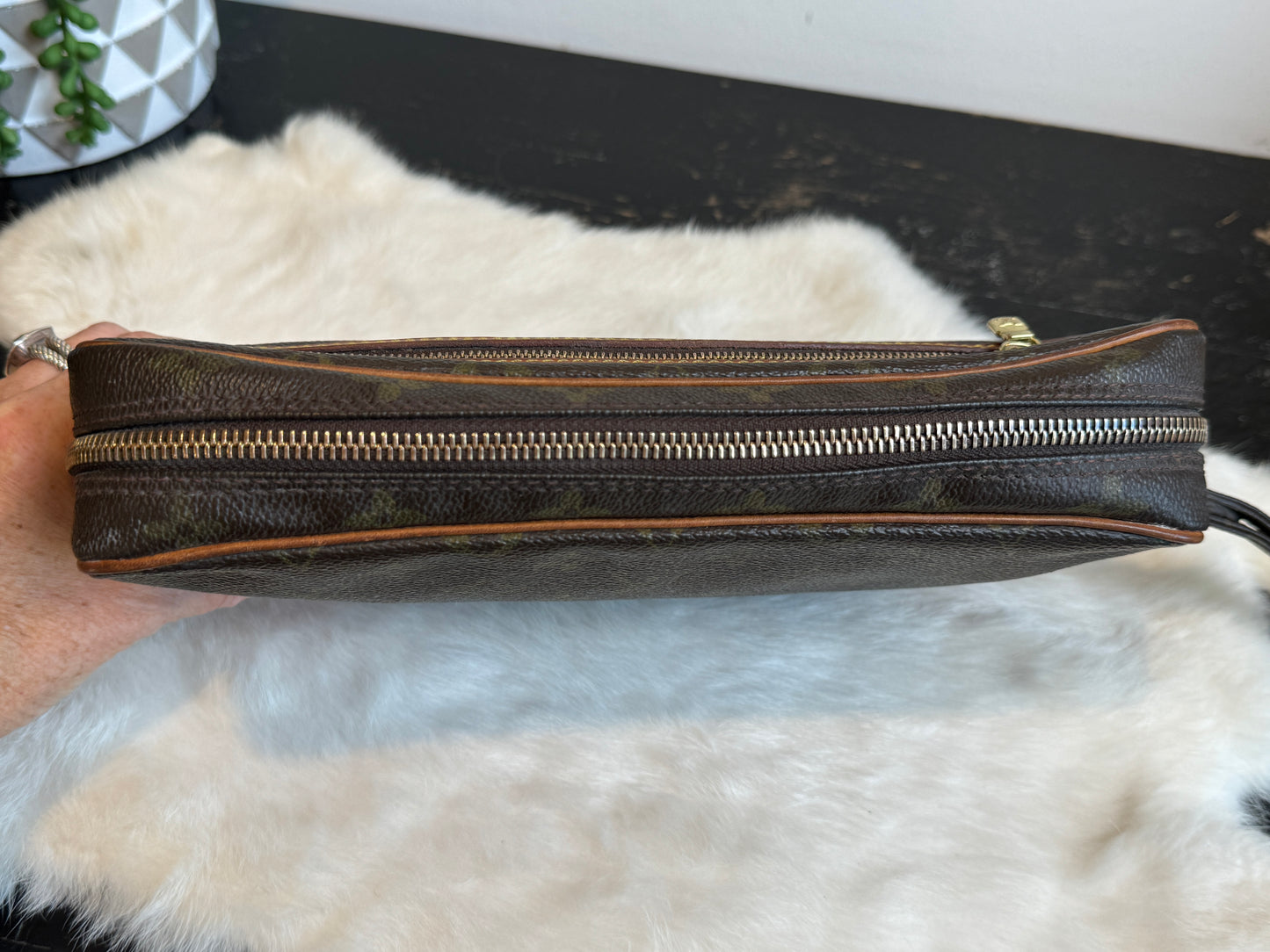 Louis Vuitton Monogram Marly Dragonne GM Wristlet