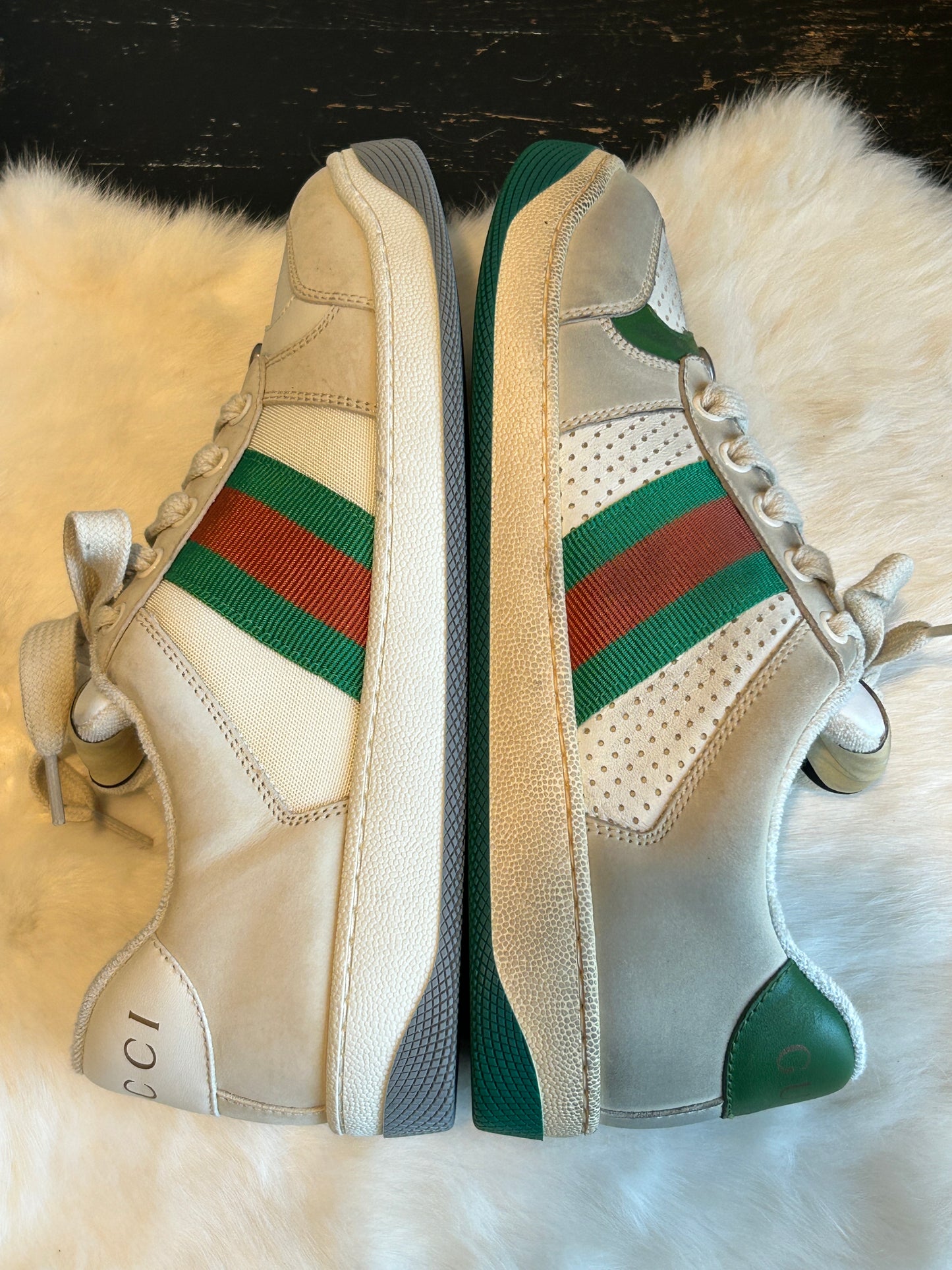 Like NEW! GUCCI Virtus Distressed Screener Women's 37.5EU