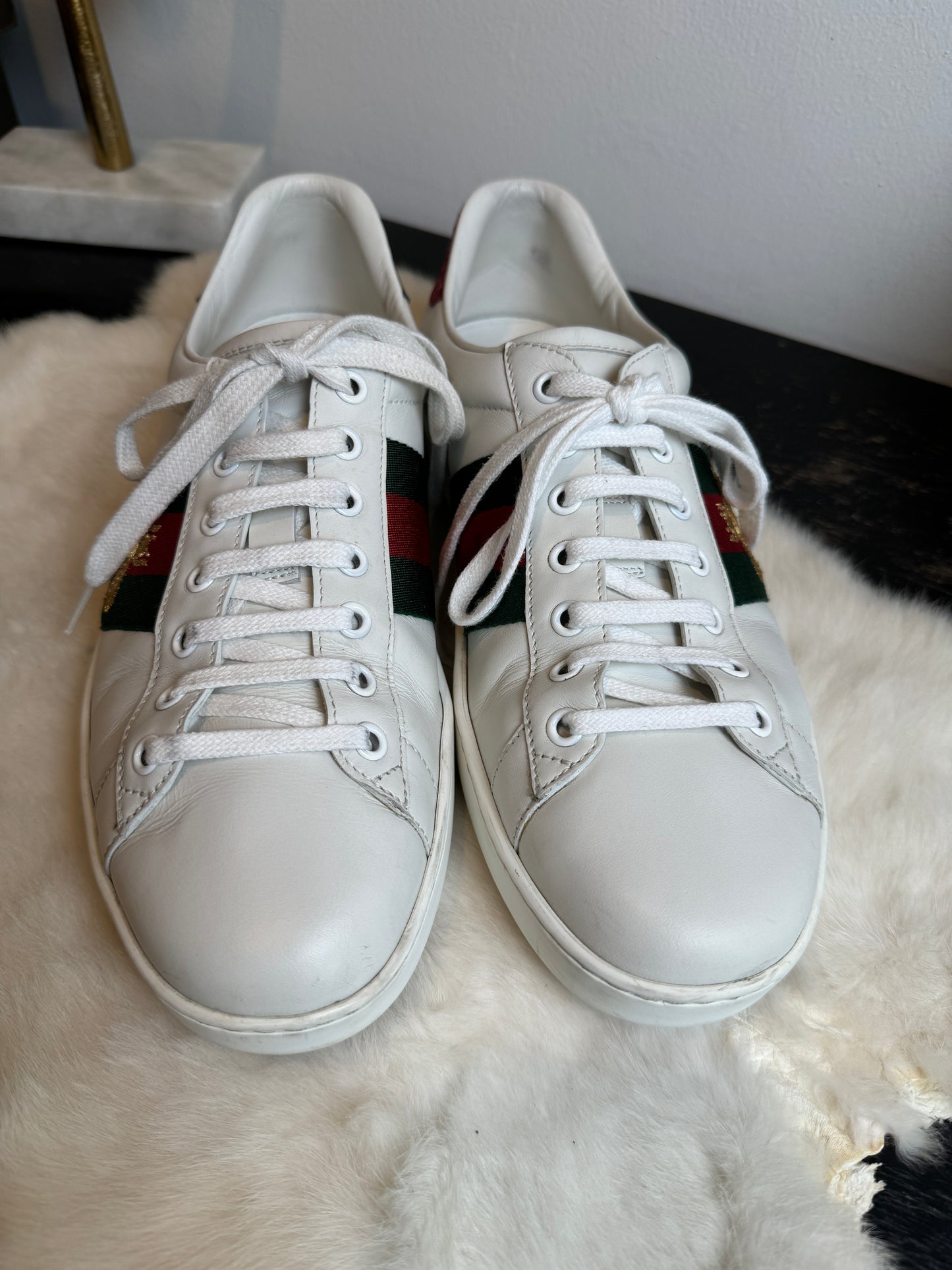 Gucci Ace Bees Sneakers Size 7.5EU (40.5EU)
