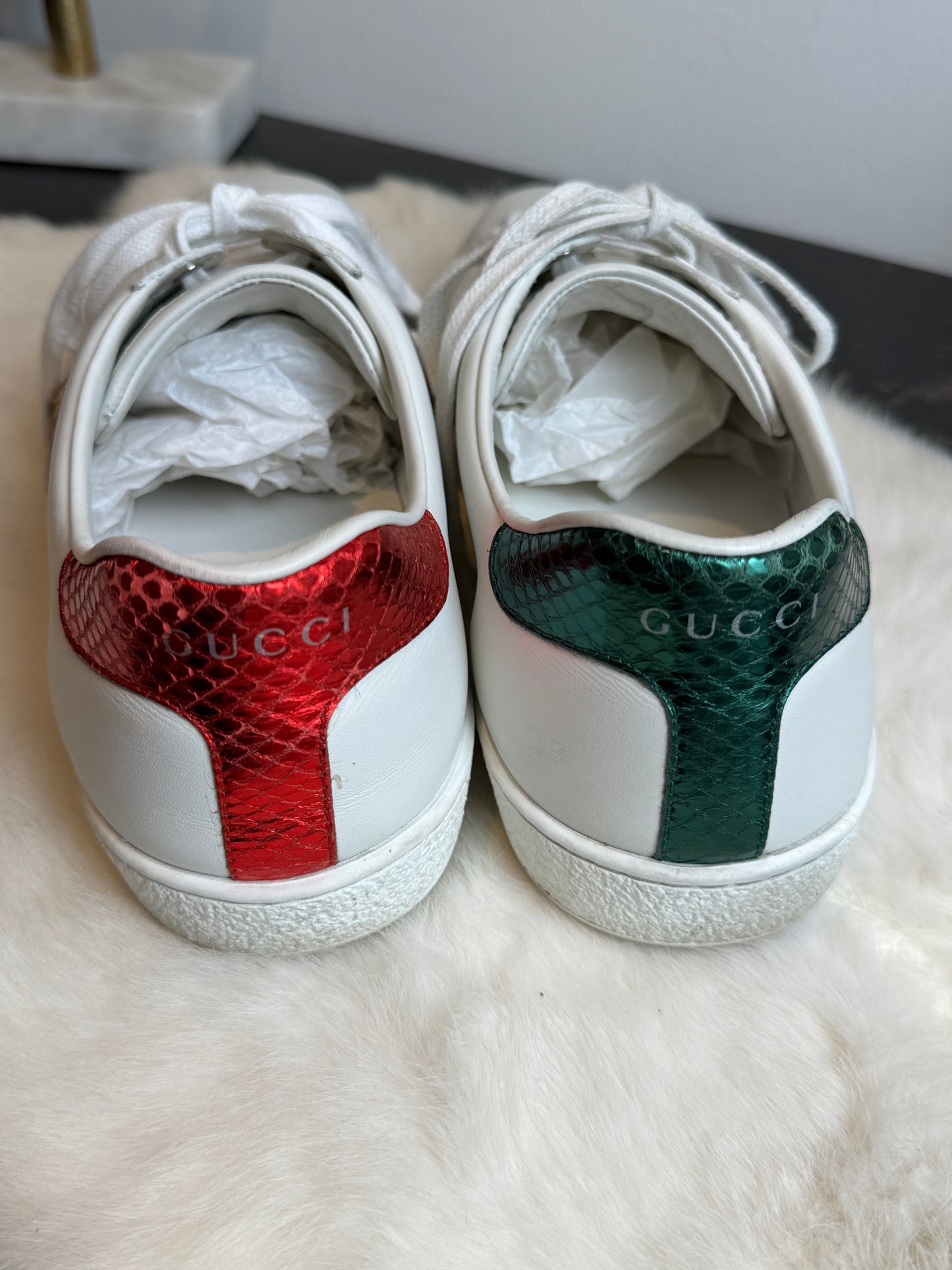 Gucci Ace Bees Sneakers Size 7.5EU (40.5EU)