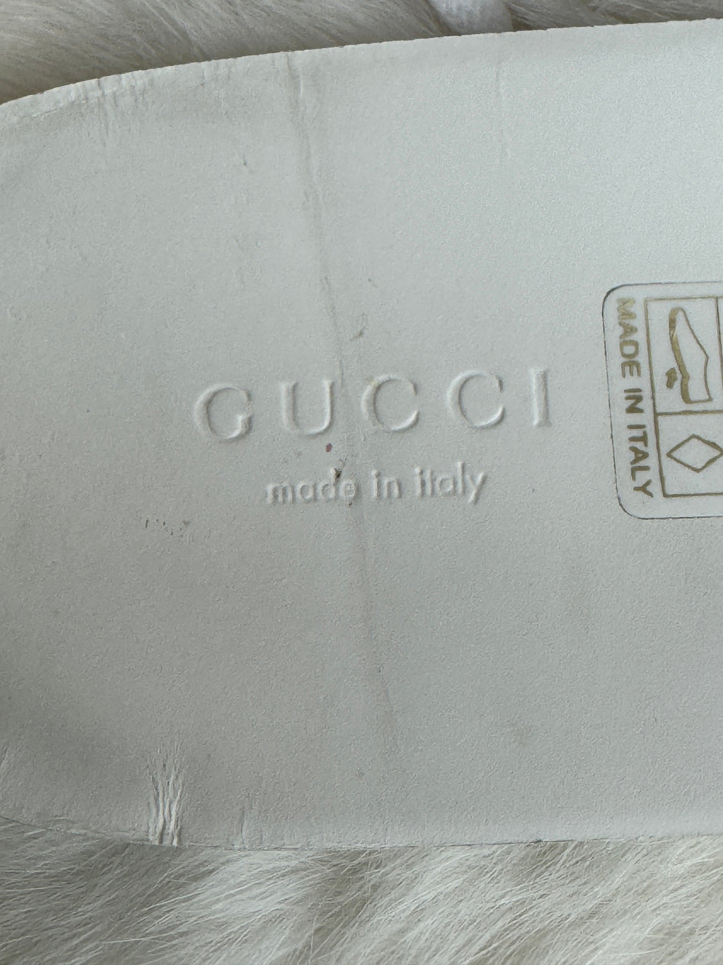 Gucci Ace Metallic Soft Heel Women's Sneakers Size 36EU