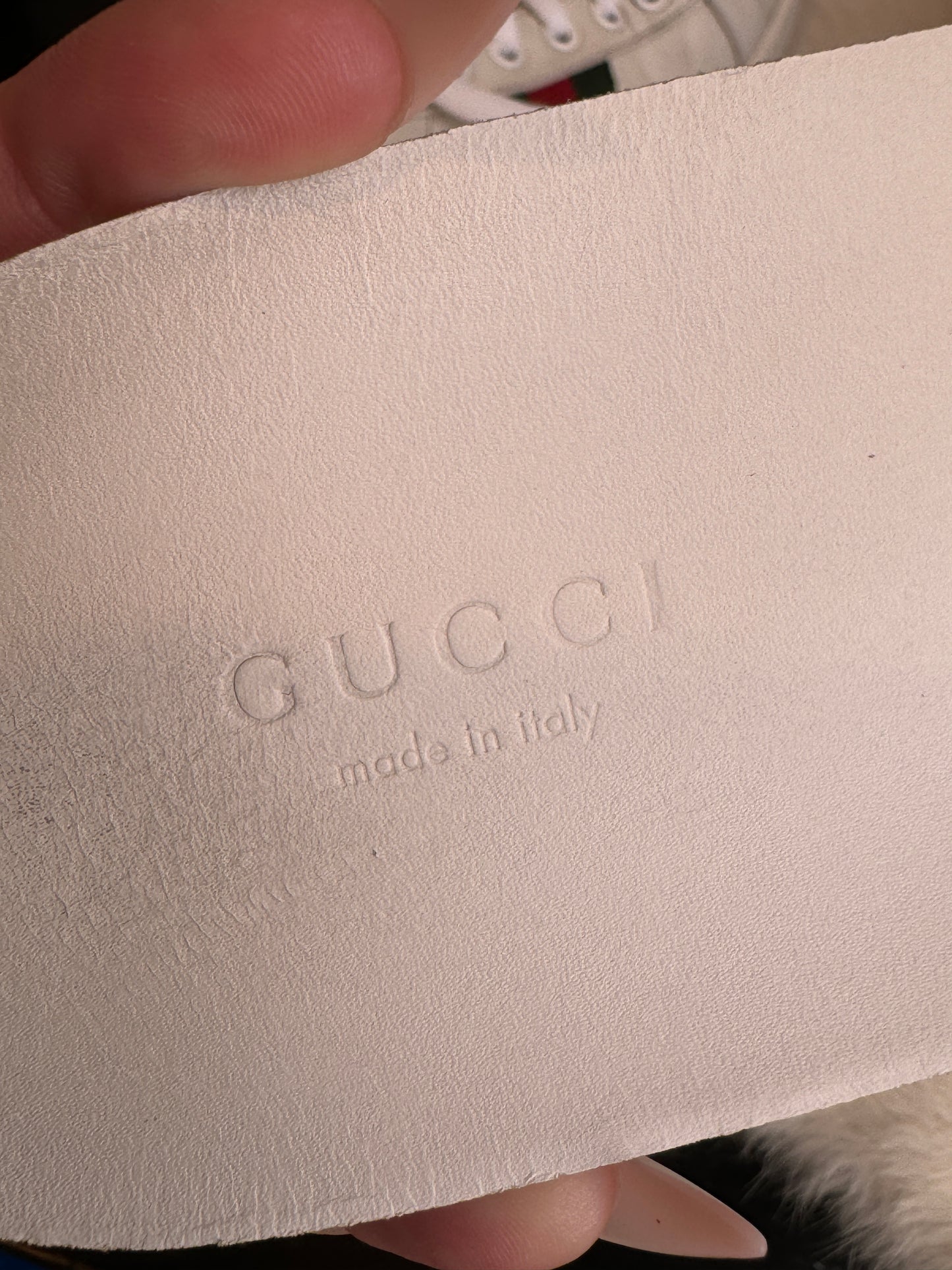 GUCCI Ace Pineapple Ladybug Sneakers Size 37.5EU