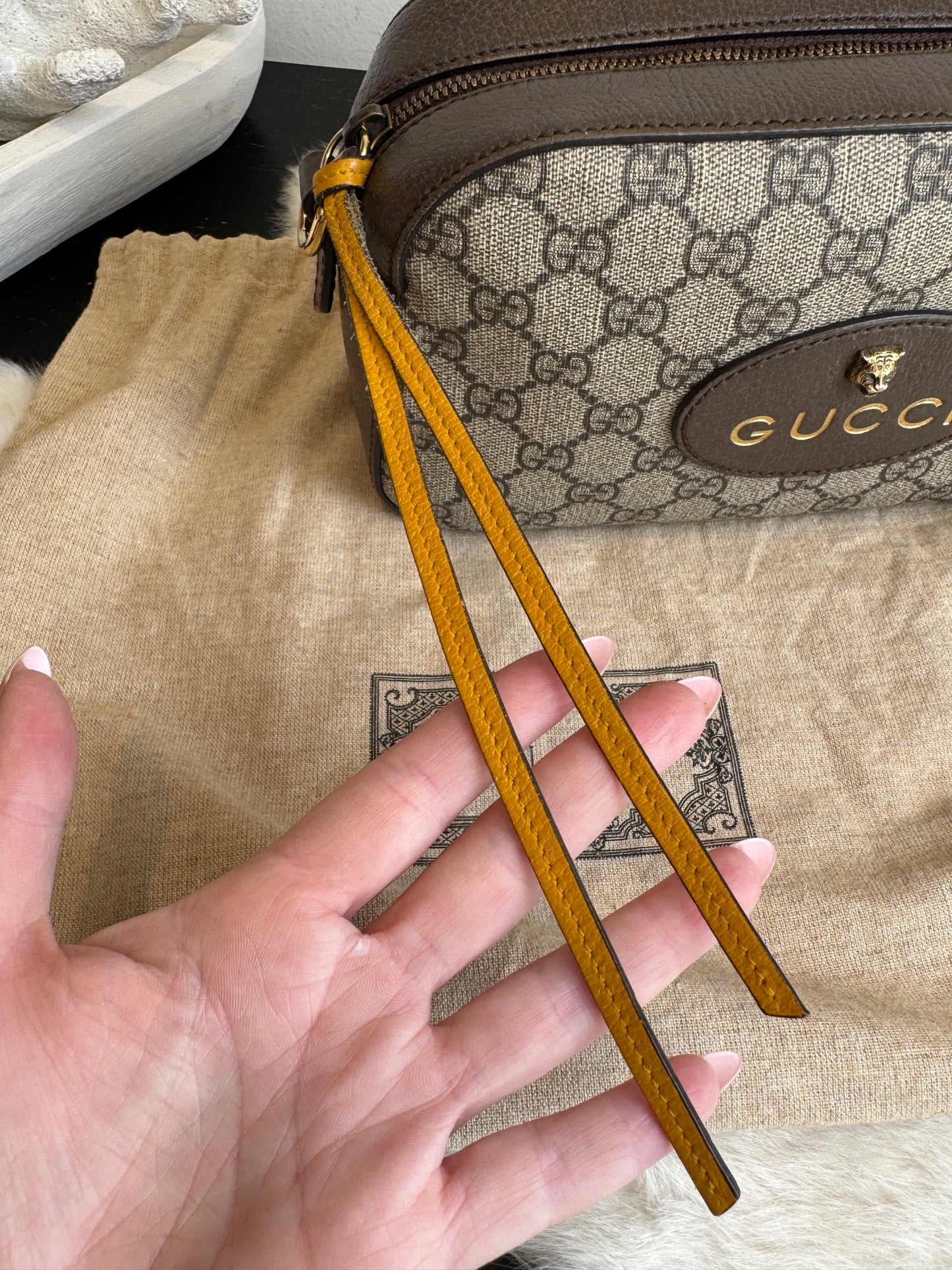 GUCCI Supreme Neo Vintage Camera Crossbody Bag
