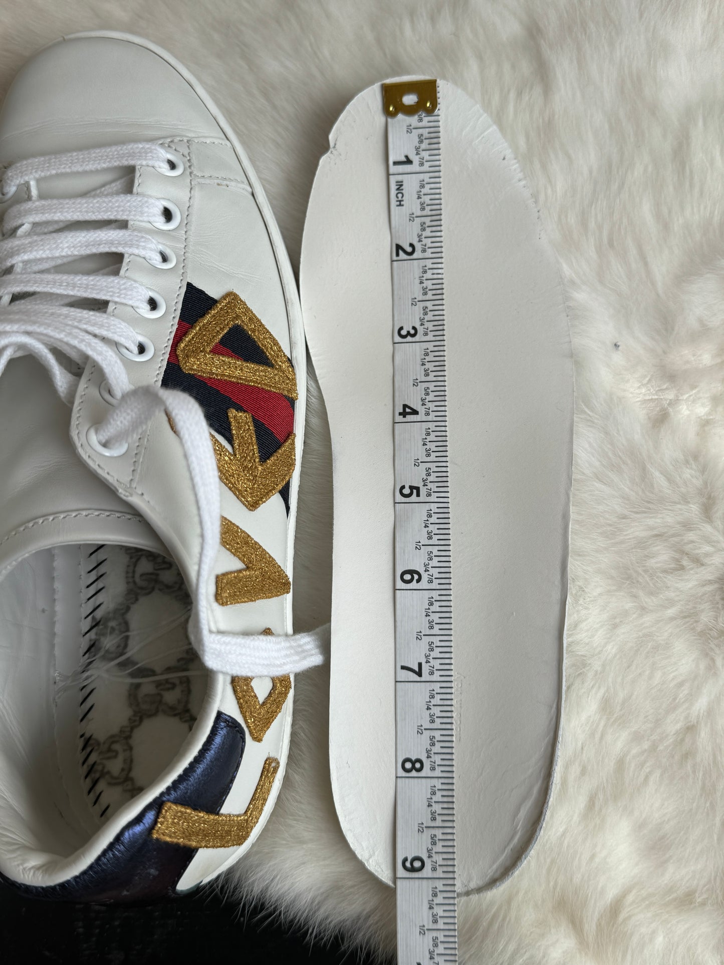 GUCCI Ace LOVED Sneakers Women's 34.5EU
