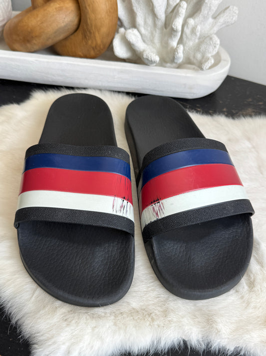 GUCCI Rubber Pursuit Web Navy/Red/White Men's 10EU