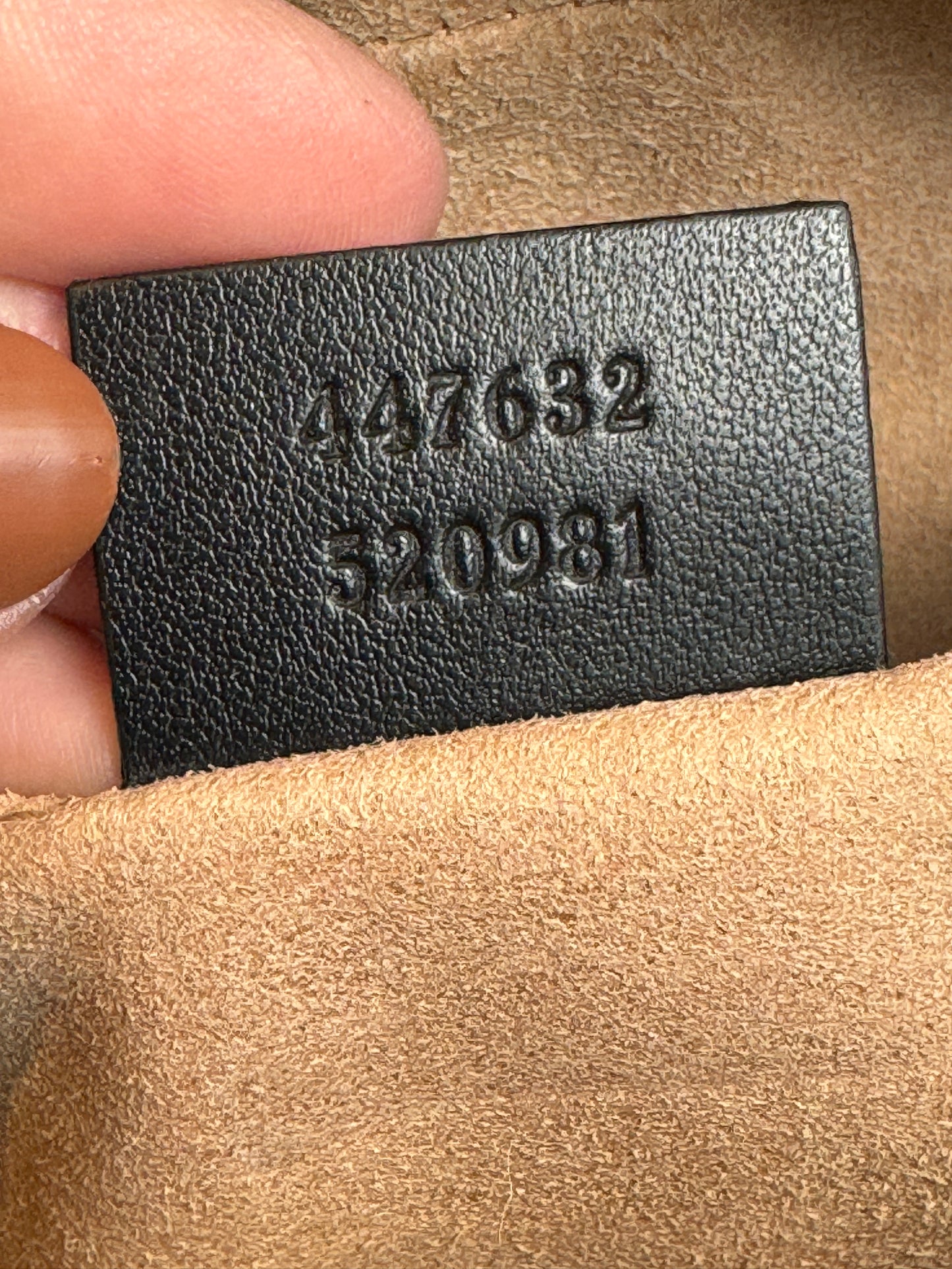 GUCCI Black Leather GG Marmont Small Camera Bag