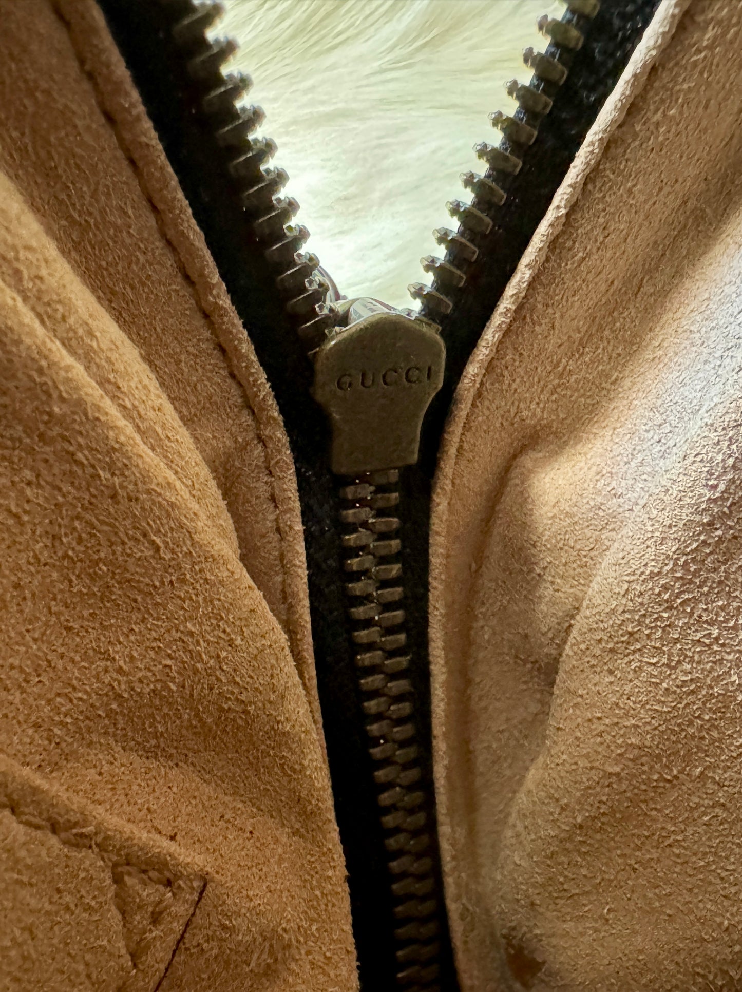 GUCCI Black Leather GG Marmont Small Camera Bag