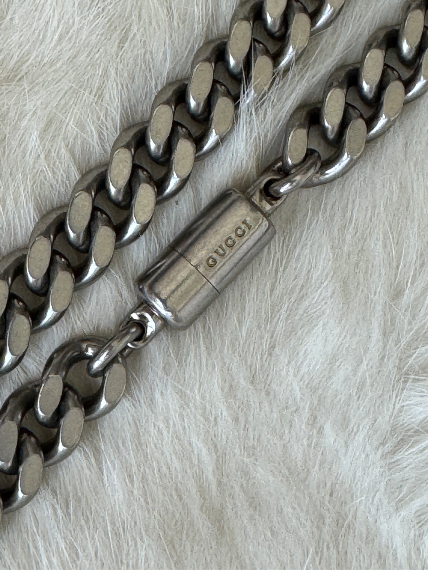 GUCCI Miss Bamboo Black Studded Chain Bag