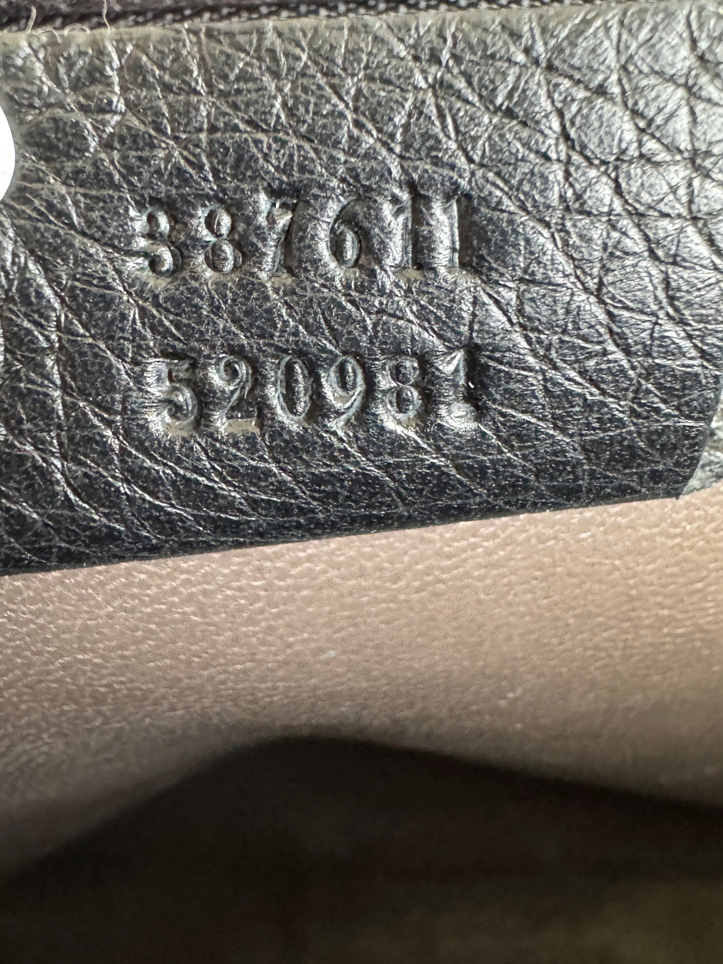 GUCCI Miss Bamboo Black Studded Chain Bag