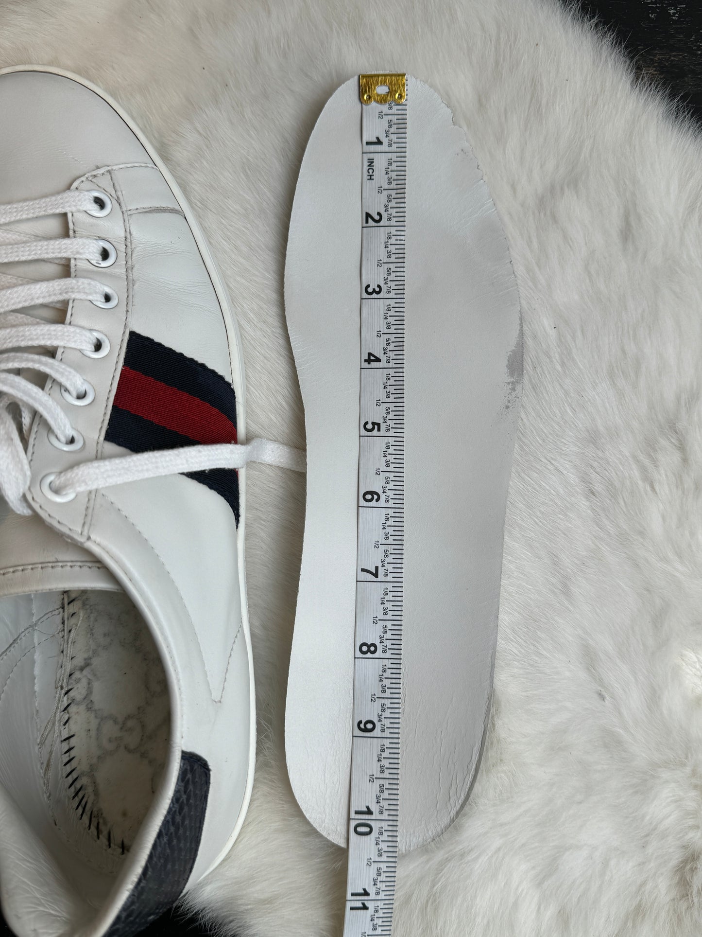 Gucci Ace Navy/Red Web Women's Sneakers 39EU