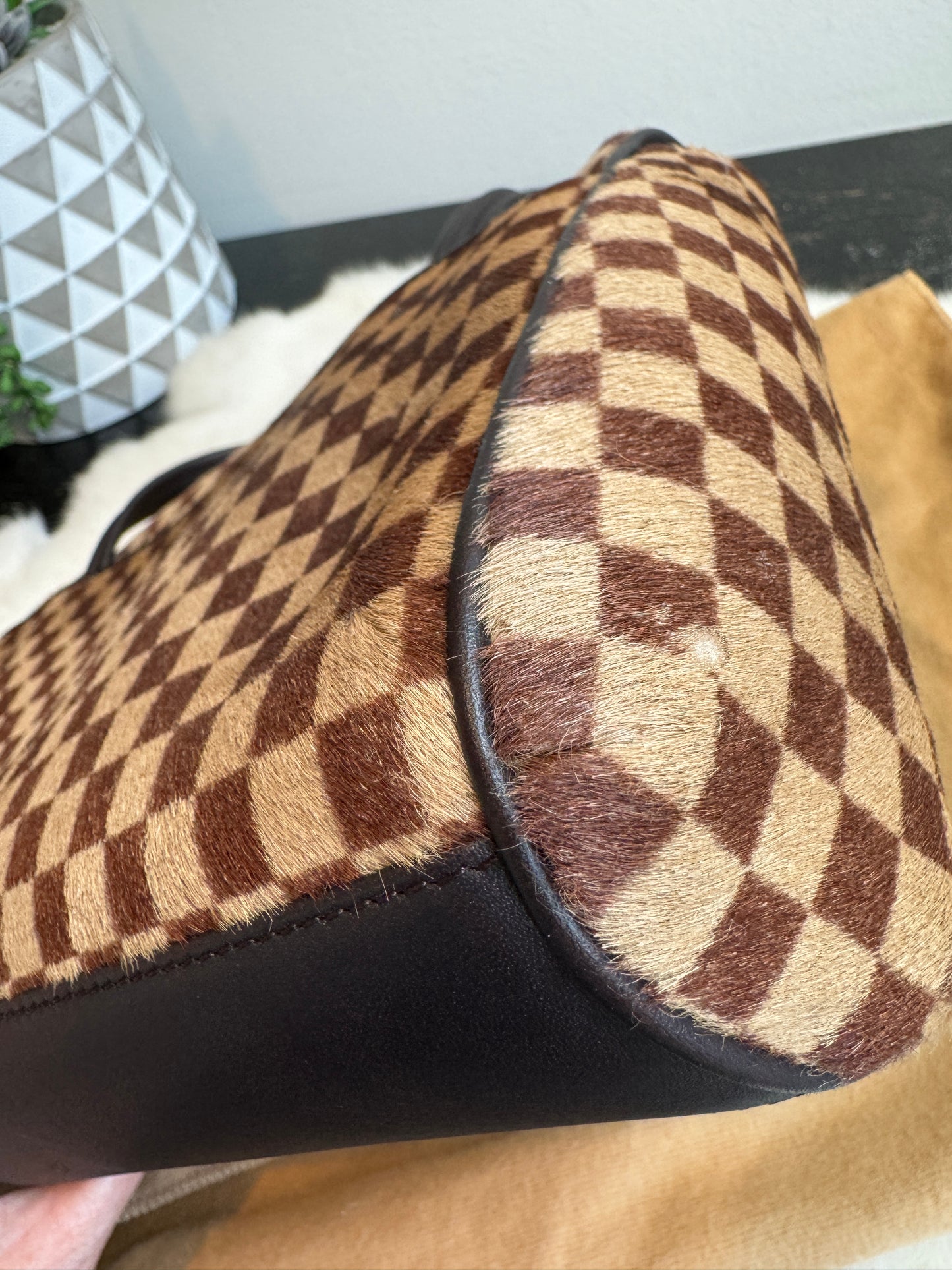 Louis Vuitton Limited Edition Sauvage Lionne Damier Ebene