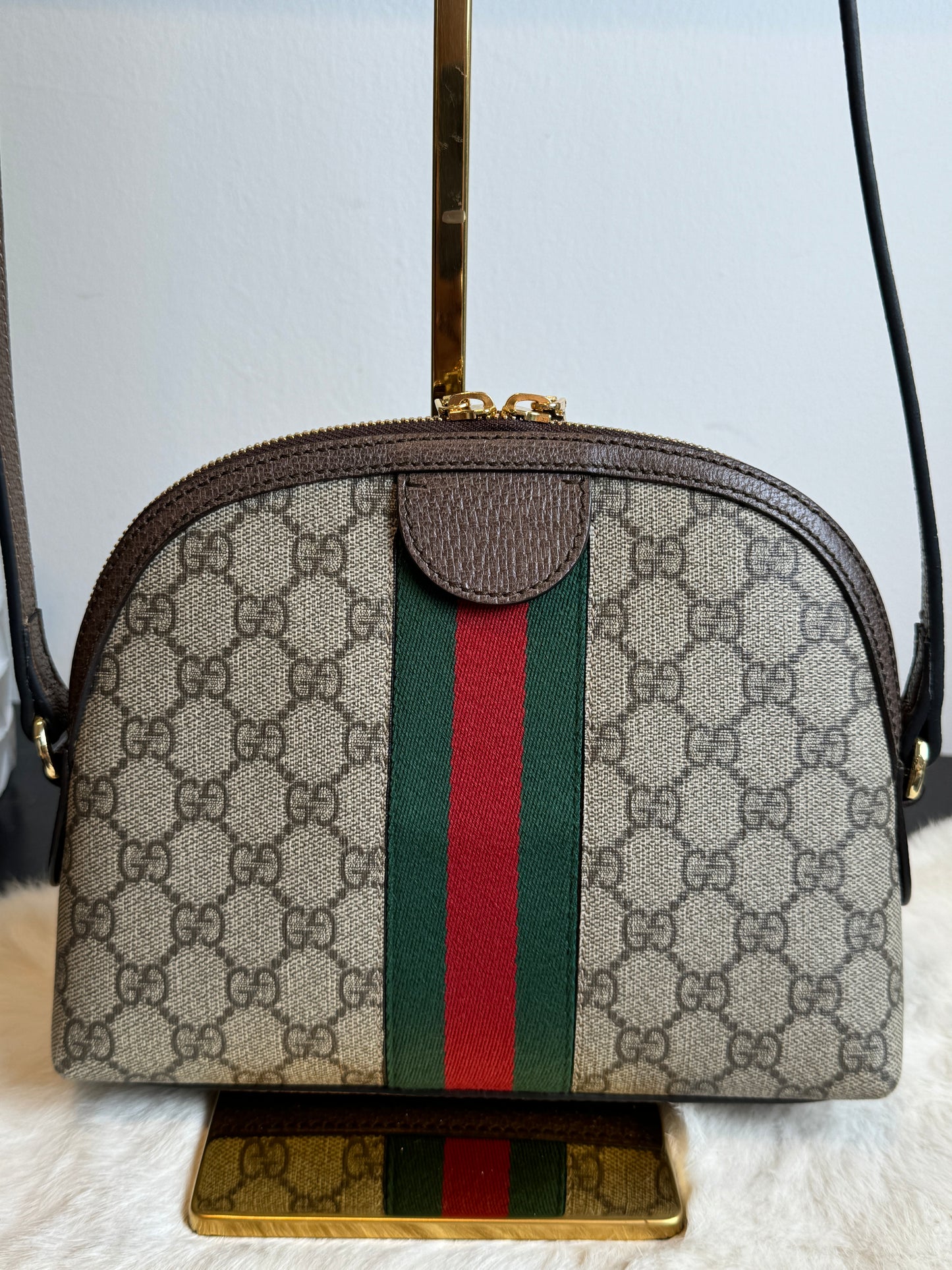 GUCCI Small Ophidia Round Top Crossbody
