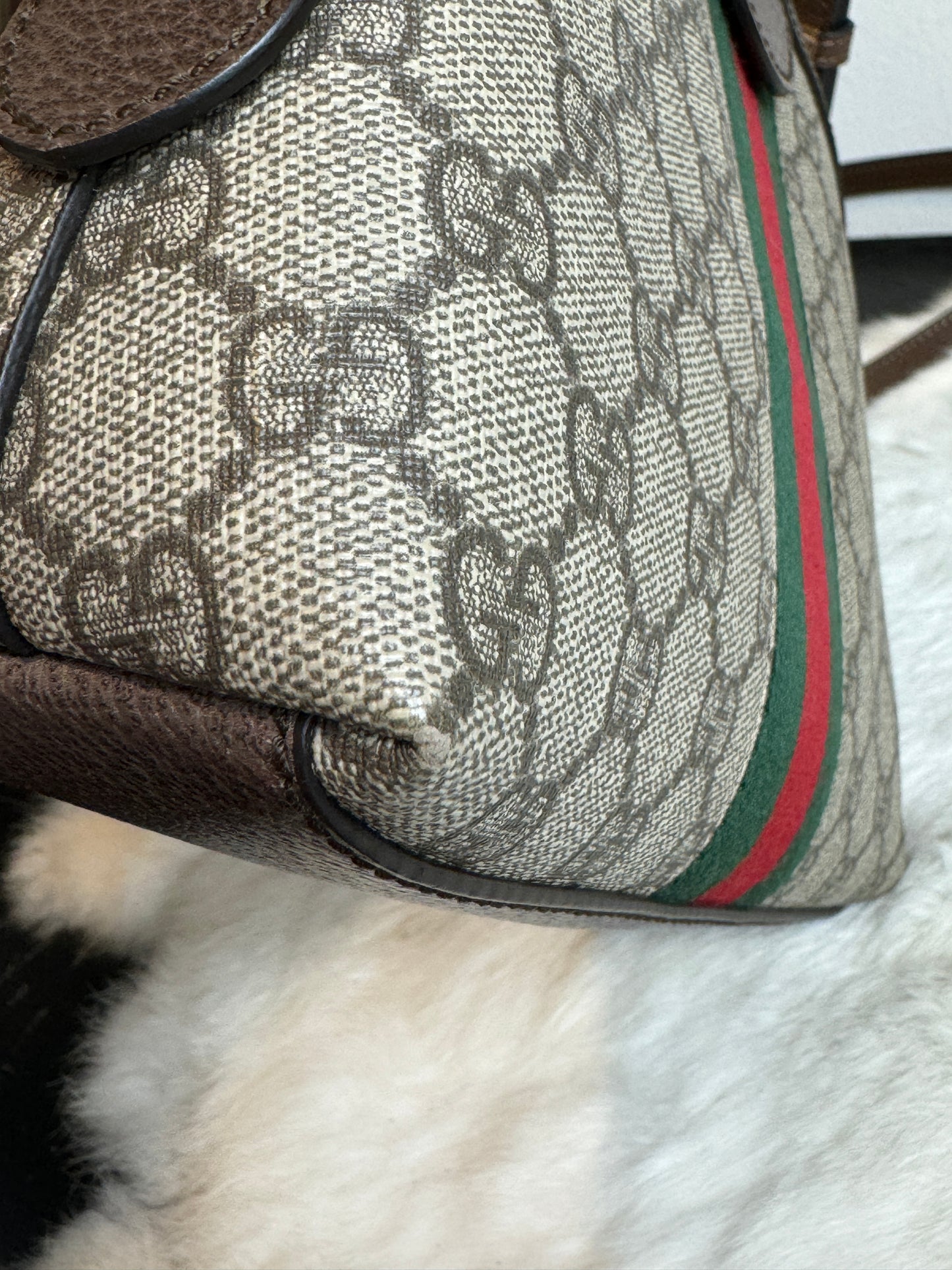 GUCCI Small Ophidia Round Top Crossbody