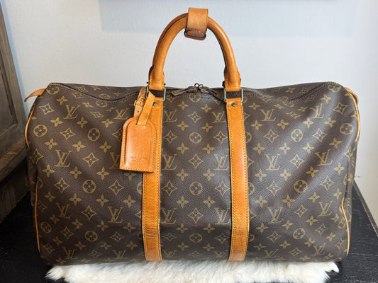 Louis Vuitton Monogram Keepall 50 Duffel