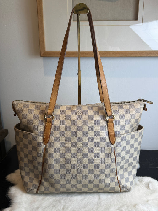 Louis Vuitton Totally MM Damier Azur Tote