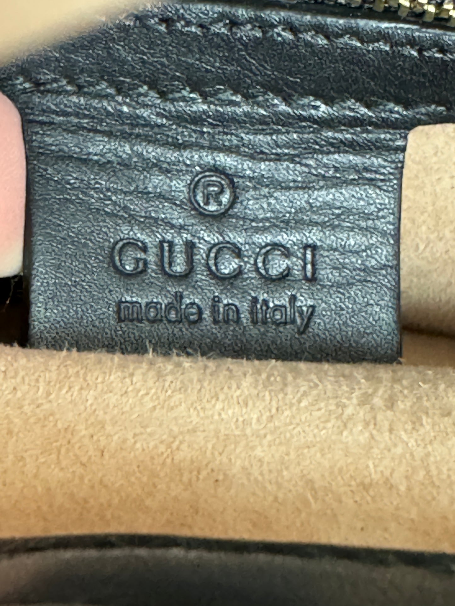 Gucci Calf Hair Bamboo Leopard Print Small Nymphaea Bag