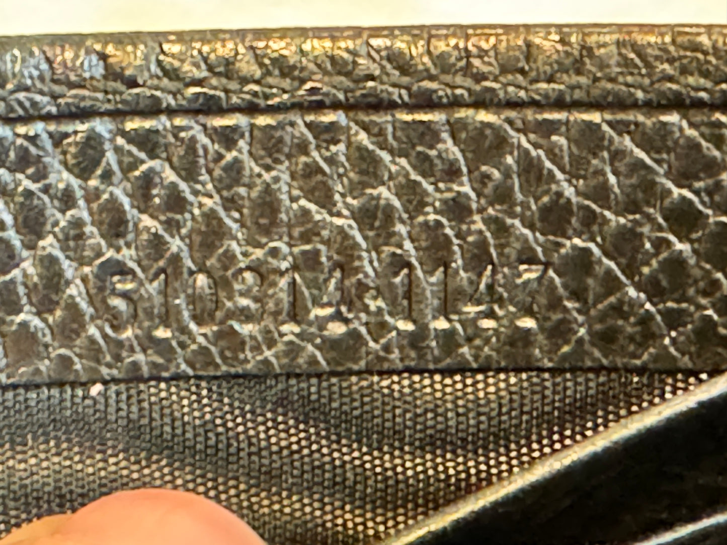 GUCCI Interlocking G Leather WOC Black