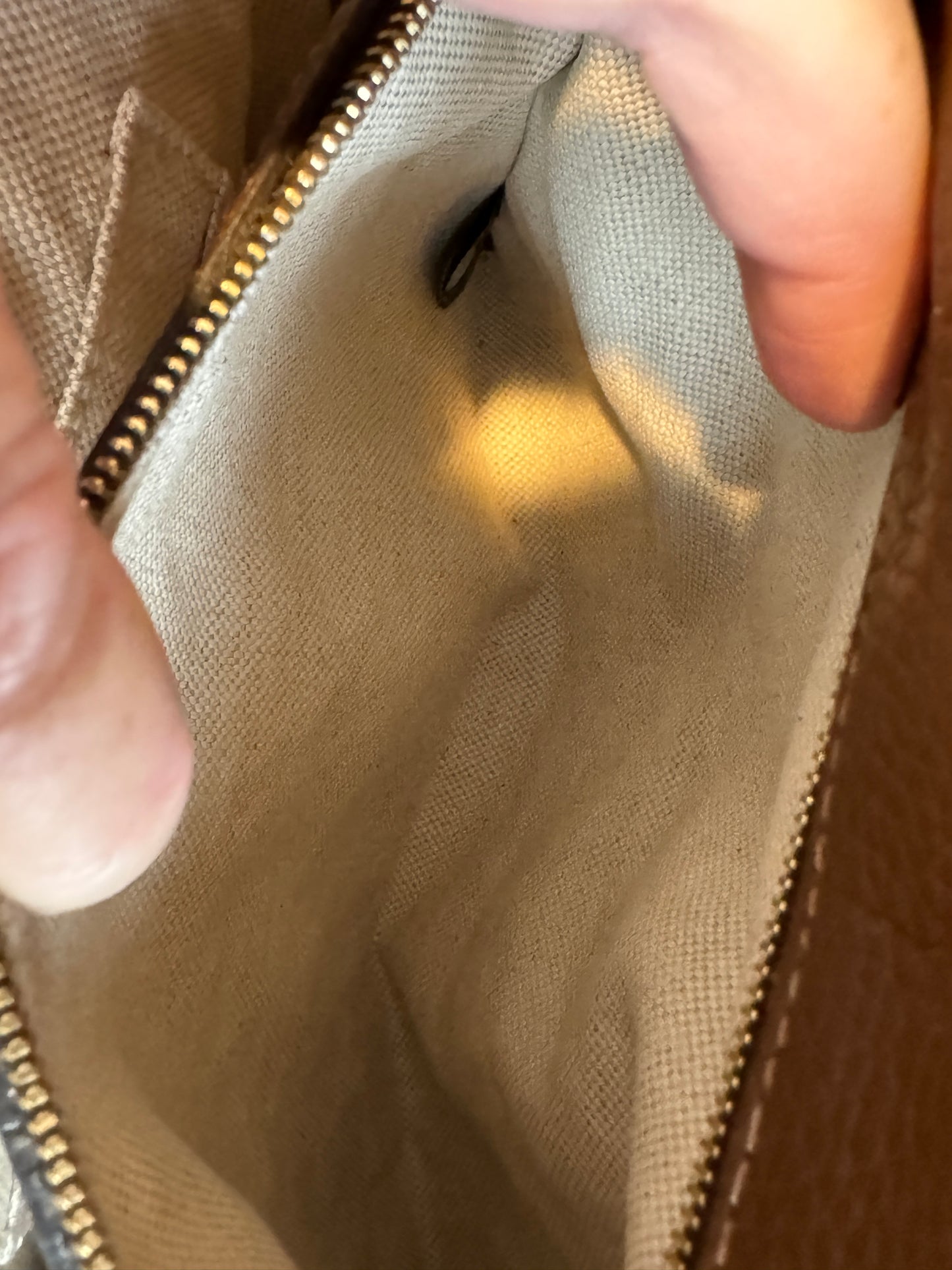 Gucci Calfskin Small GG Marmont Top Handle Bag