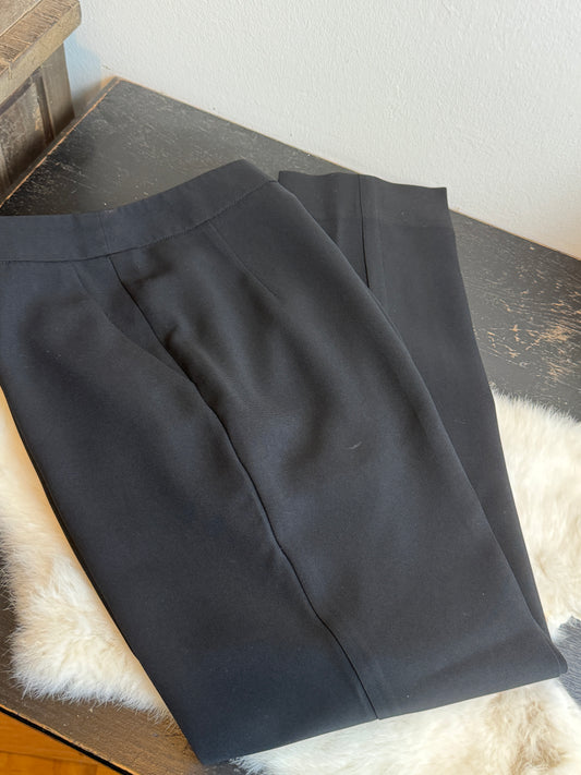 Chanel Uniform Black Crop Trouser